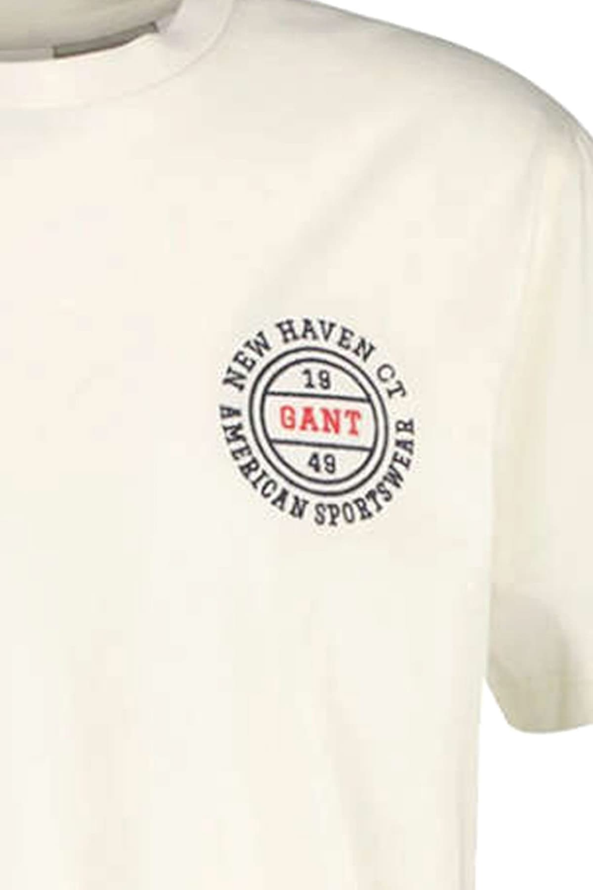 Men's T-Shirts Gant Ecru