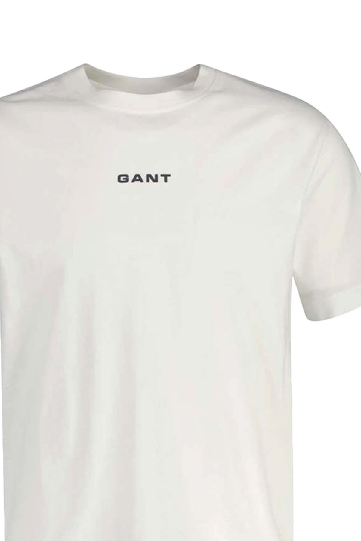 Men's T-Shirts Gant Ecru