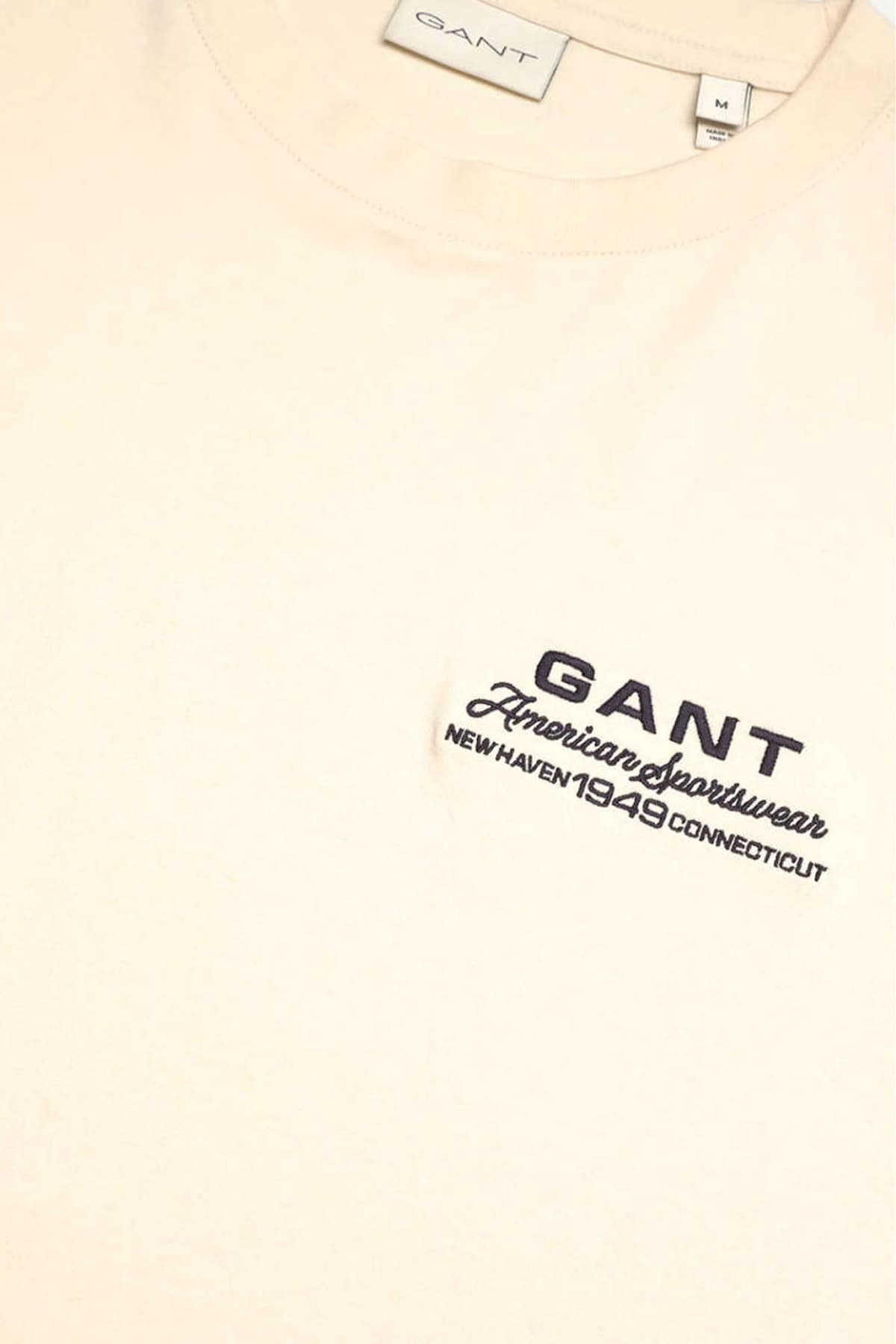 Men's T-Shirts Gant Ecru