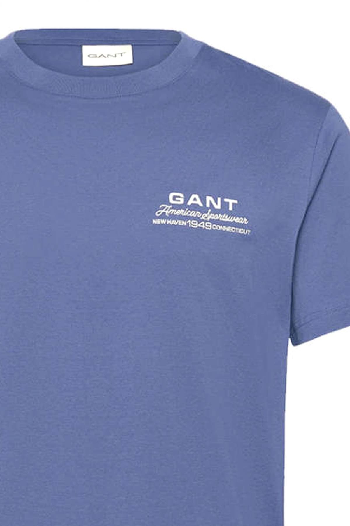 Men's T-Shirts Gant Blue
