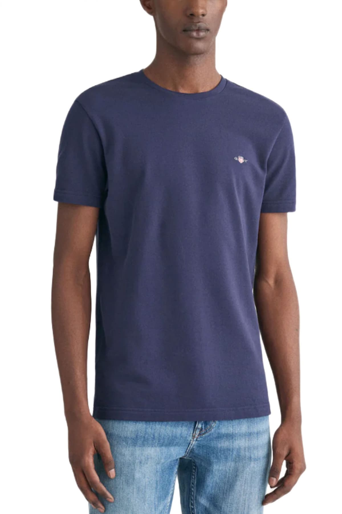 Men's T-Shirts Gant Blue