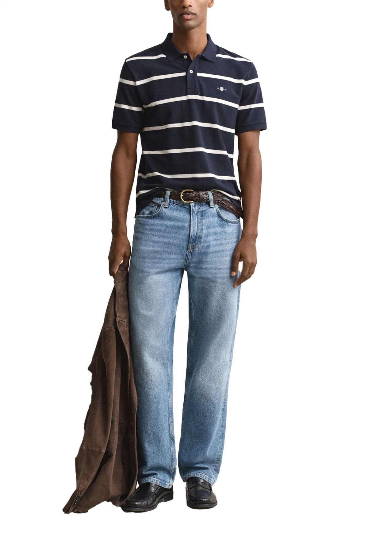 Men's Polo Shirts Gant Blue