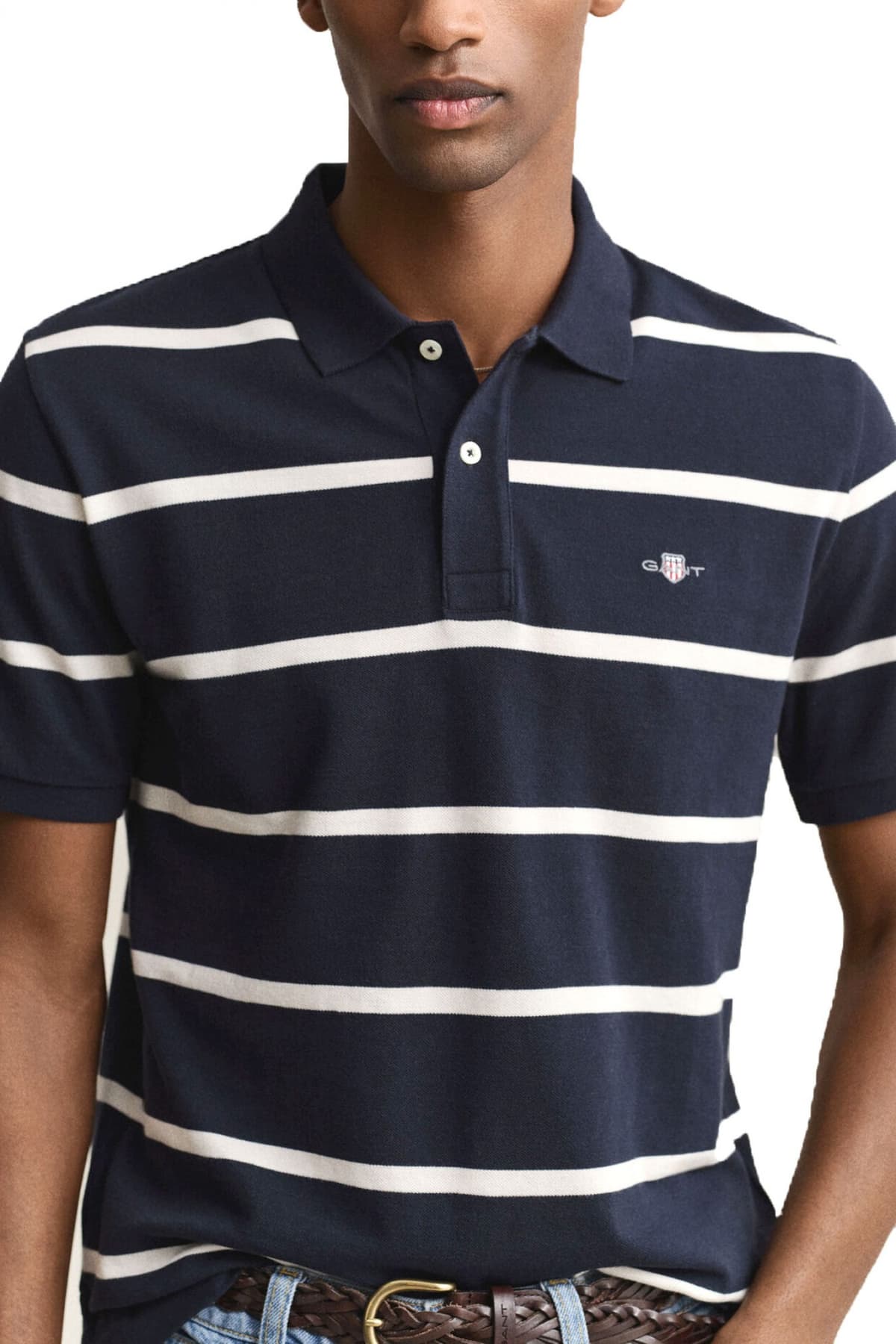 Men's Polo Shirts Gant Blue
