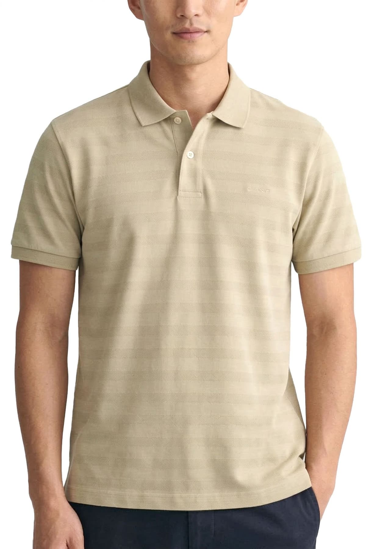 Men's Polo Shirts Gant Beige