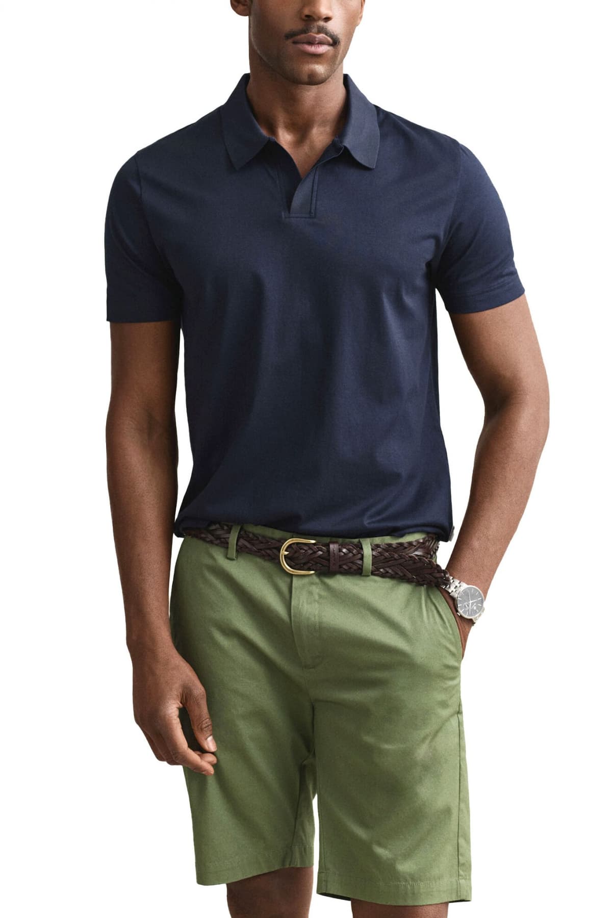 Men's Polo Shirts Gant Blue