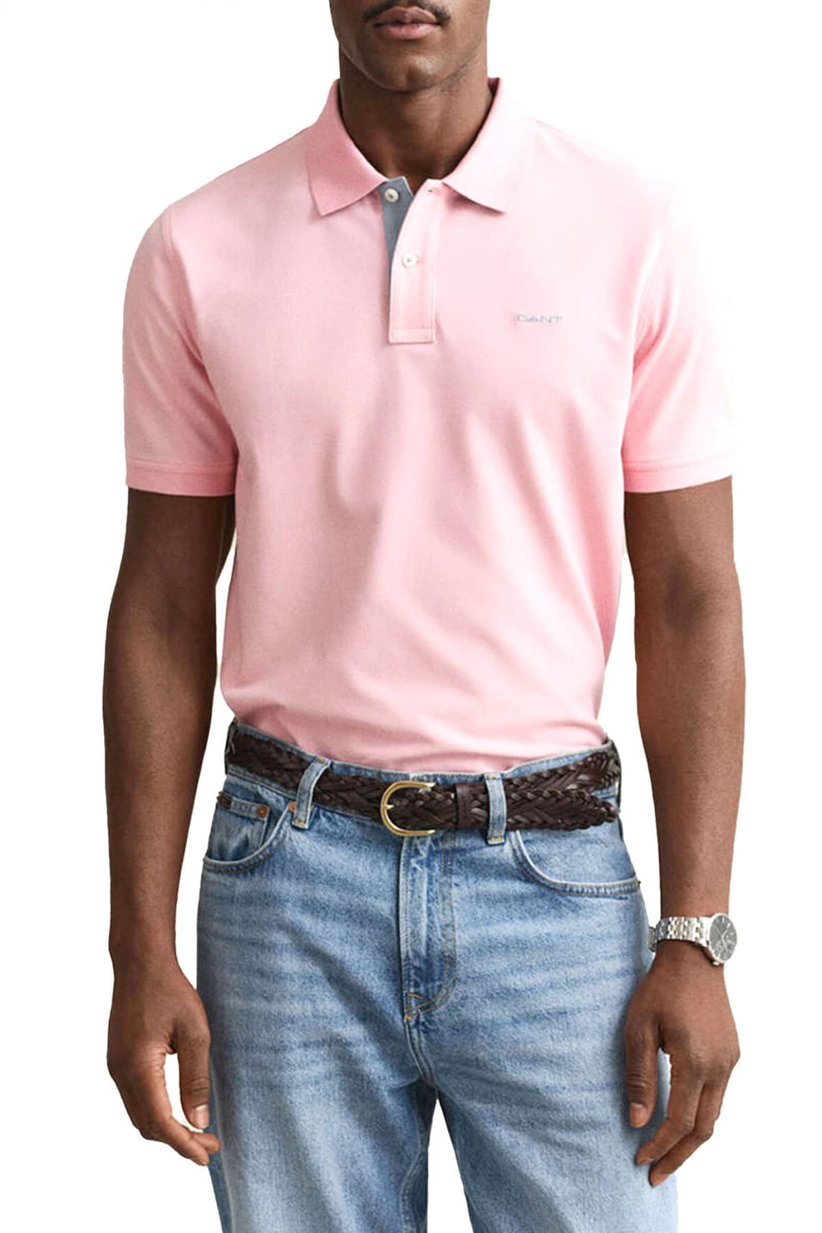 Men's Polo Shirts Gant Pink