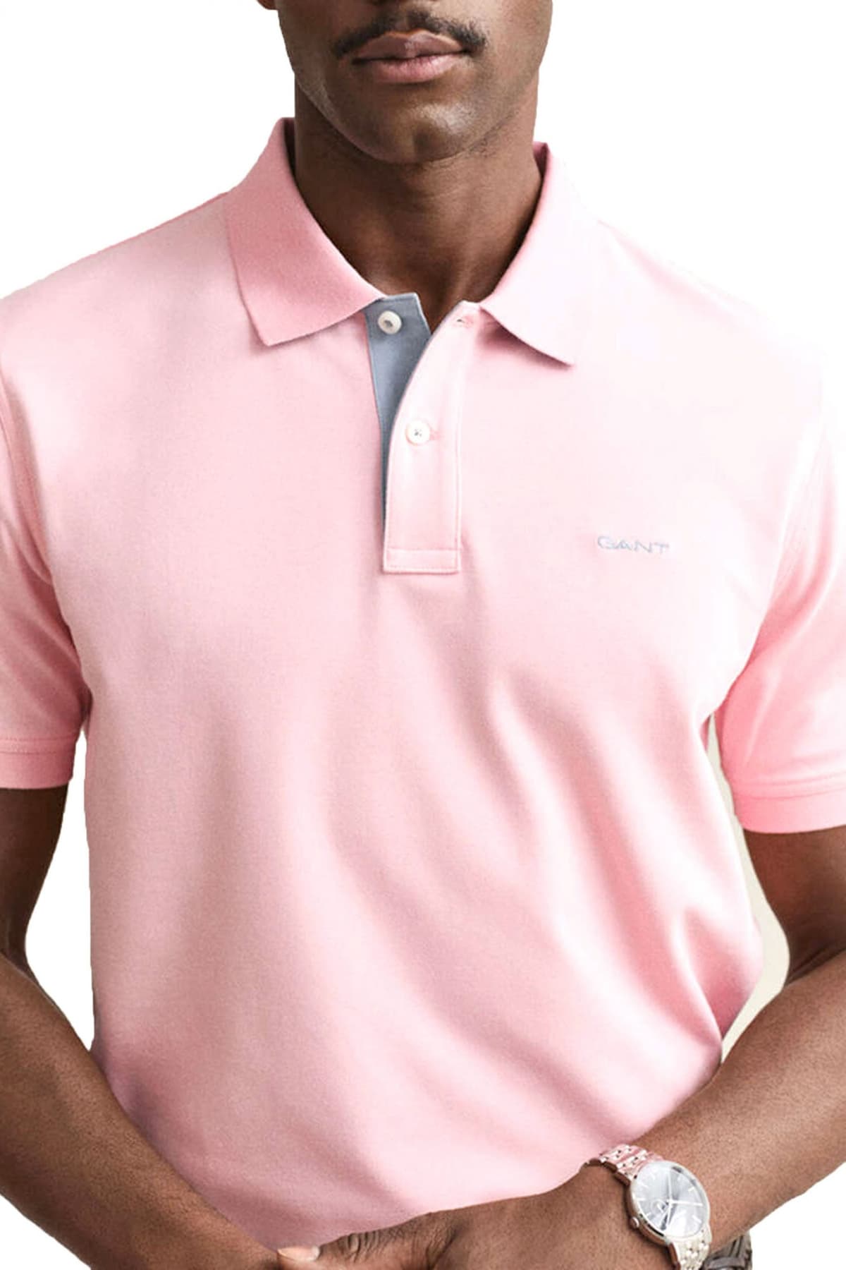 Men's Polo Shirts Gant Pink