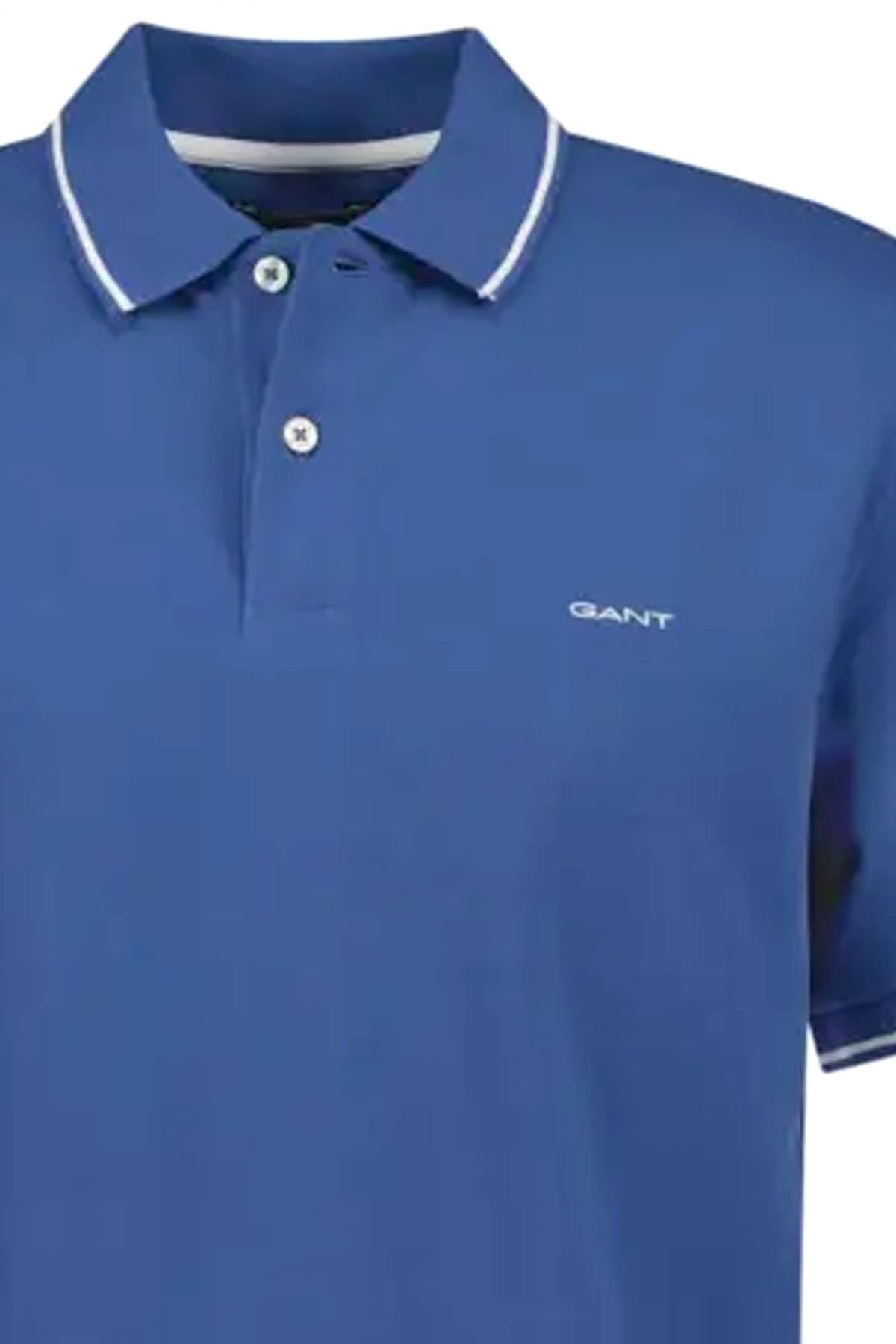 Men's Polo Shirts Gant Blue