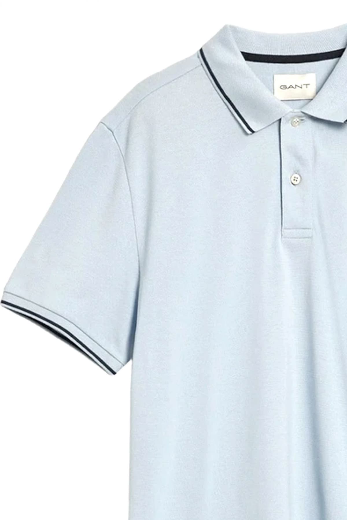 Men's Polo Shirts Gant Blue