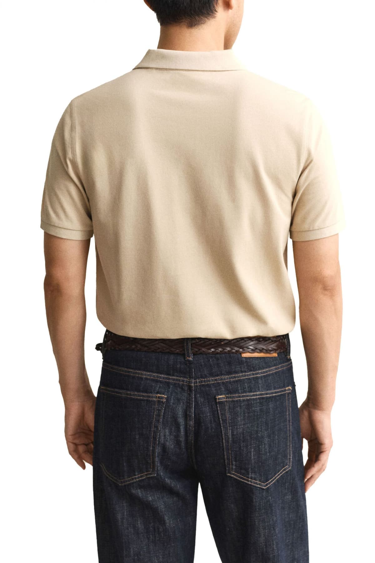 Men's Polo Shirts Gant Beige