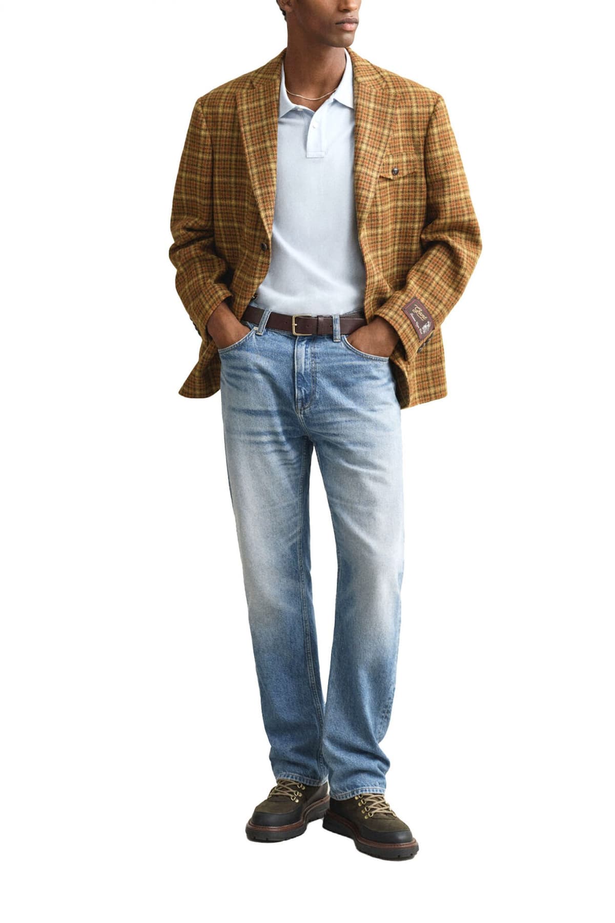 Men's Polo Shirts Gant Blue