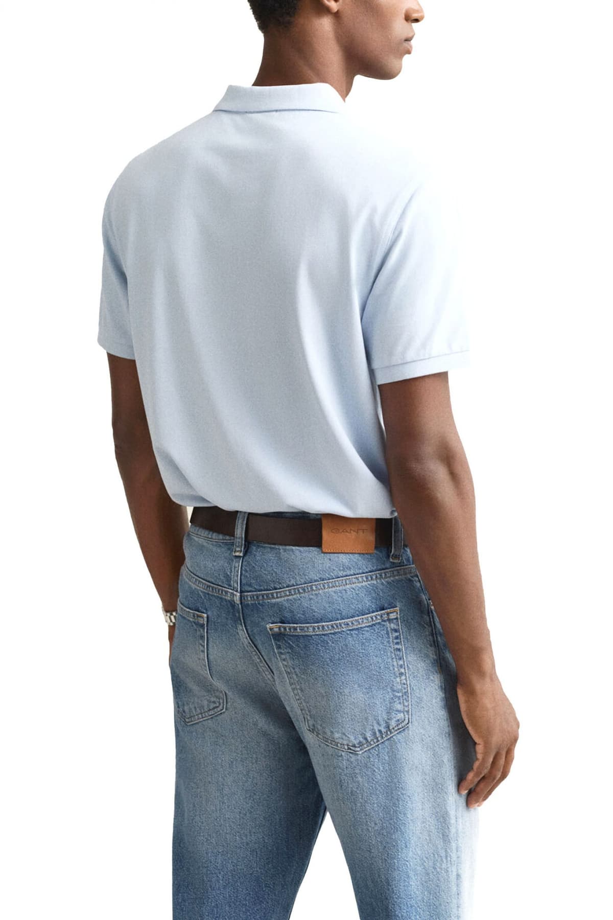 Men's Polo Shirts Gant Blue