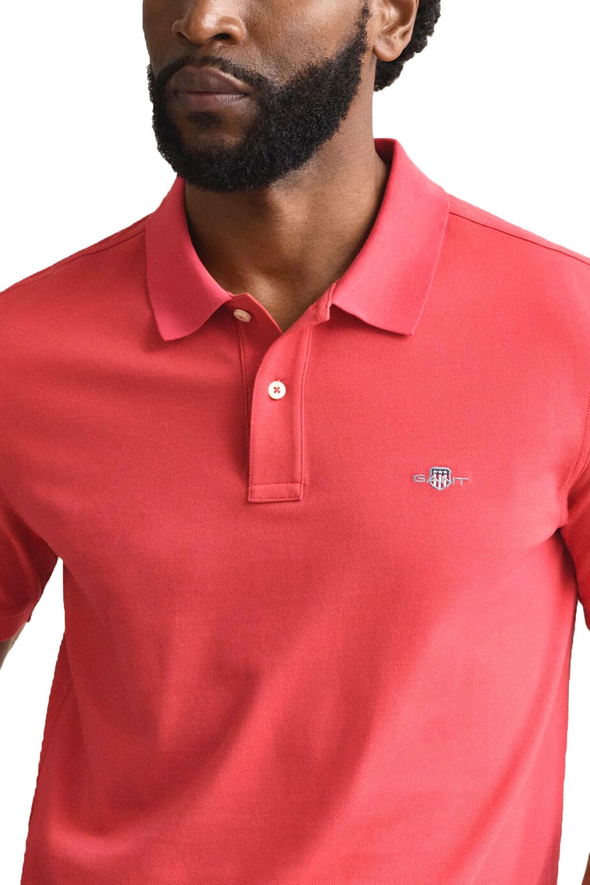 Men's Polo Shirts Gant Red