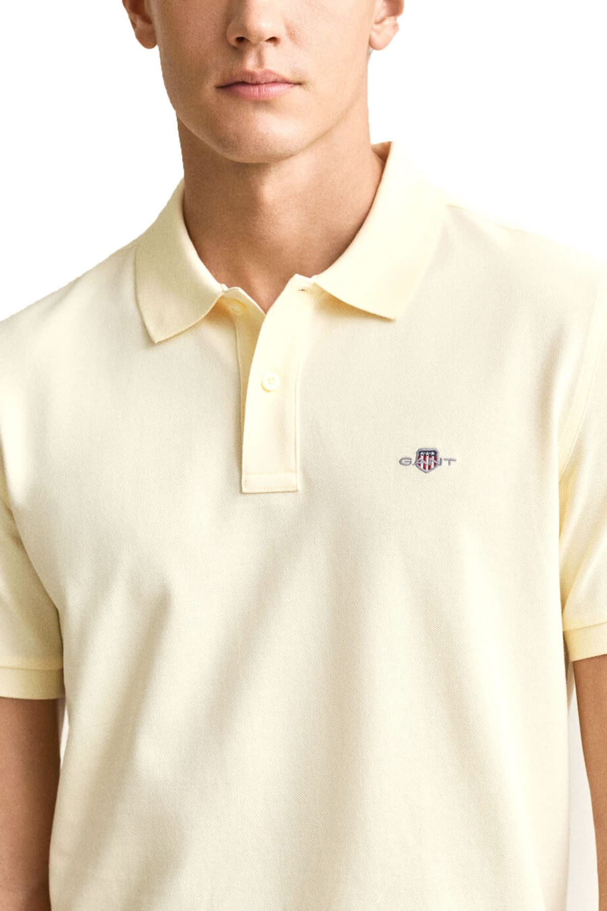 Men's Polo Shirts Gant Yellow