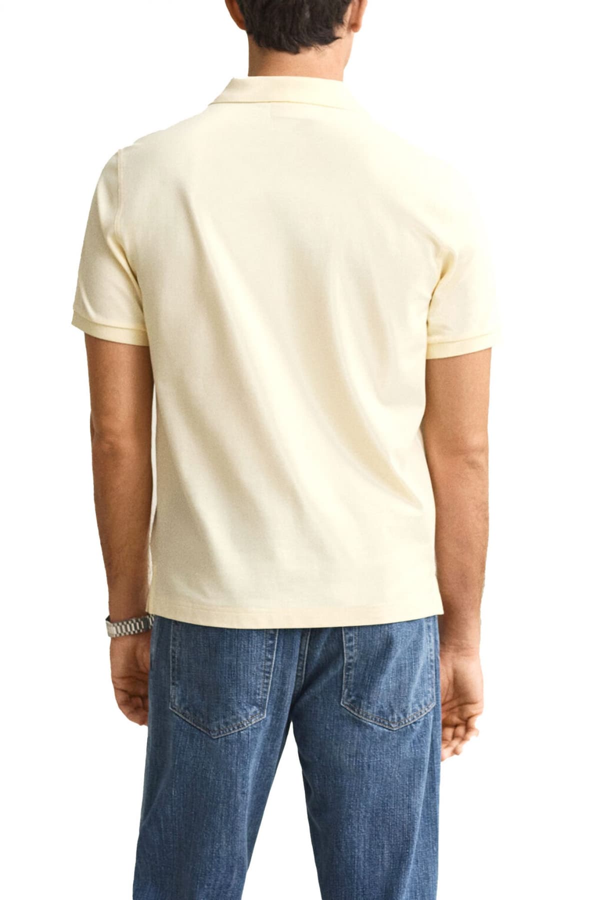 Men's Polo Shirts Gant Yellow