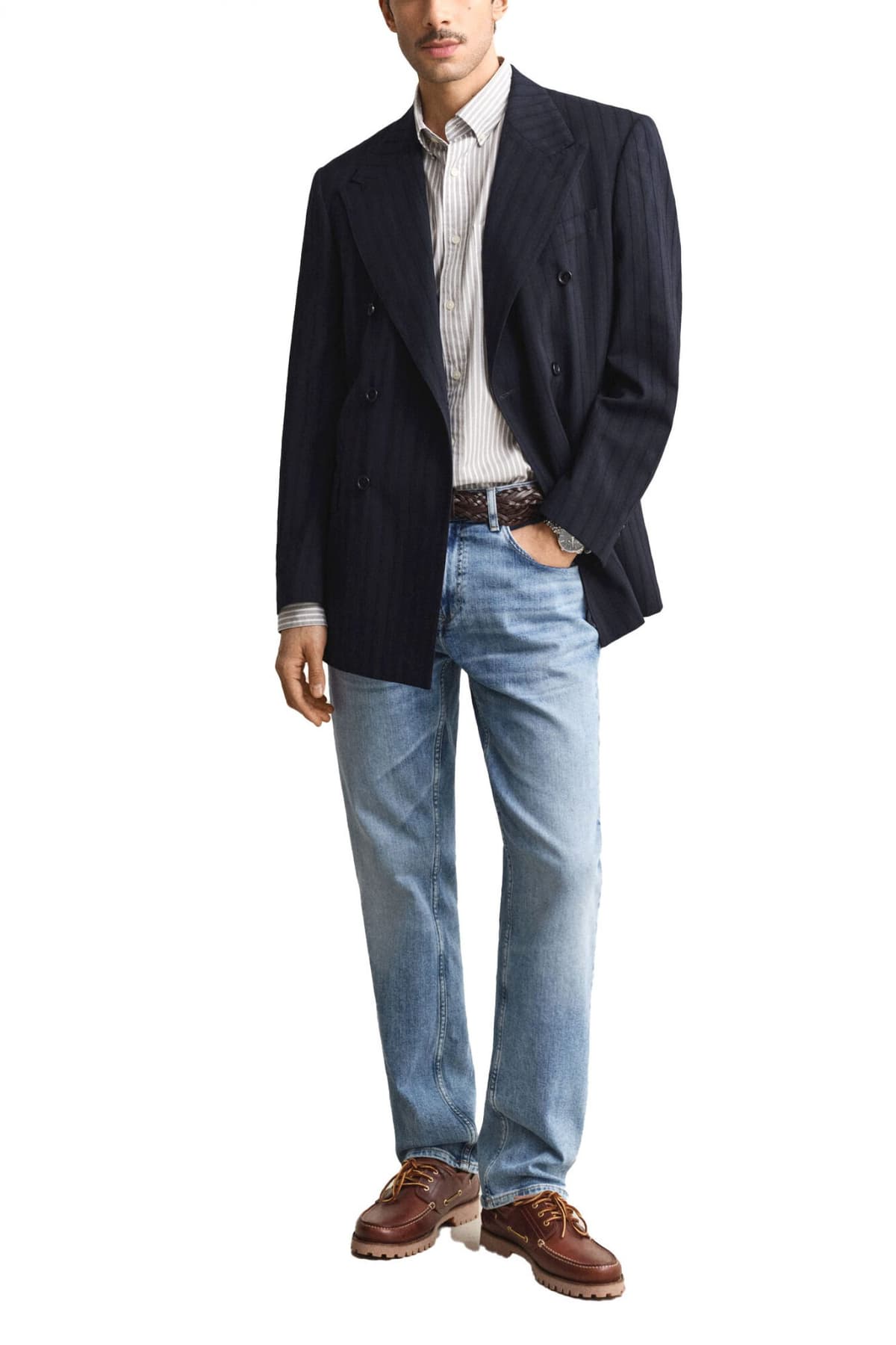 Men's Shirts Gant Gray