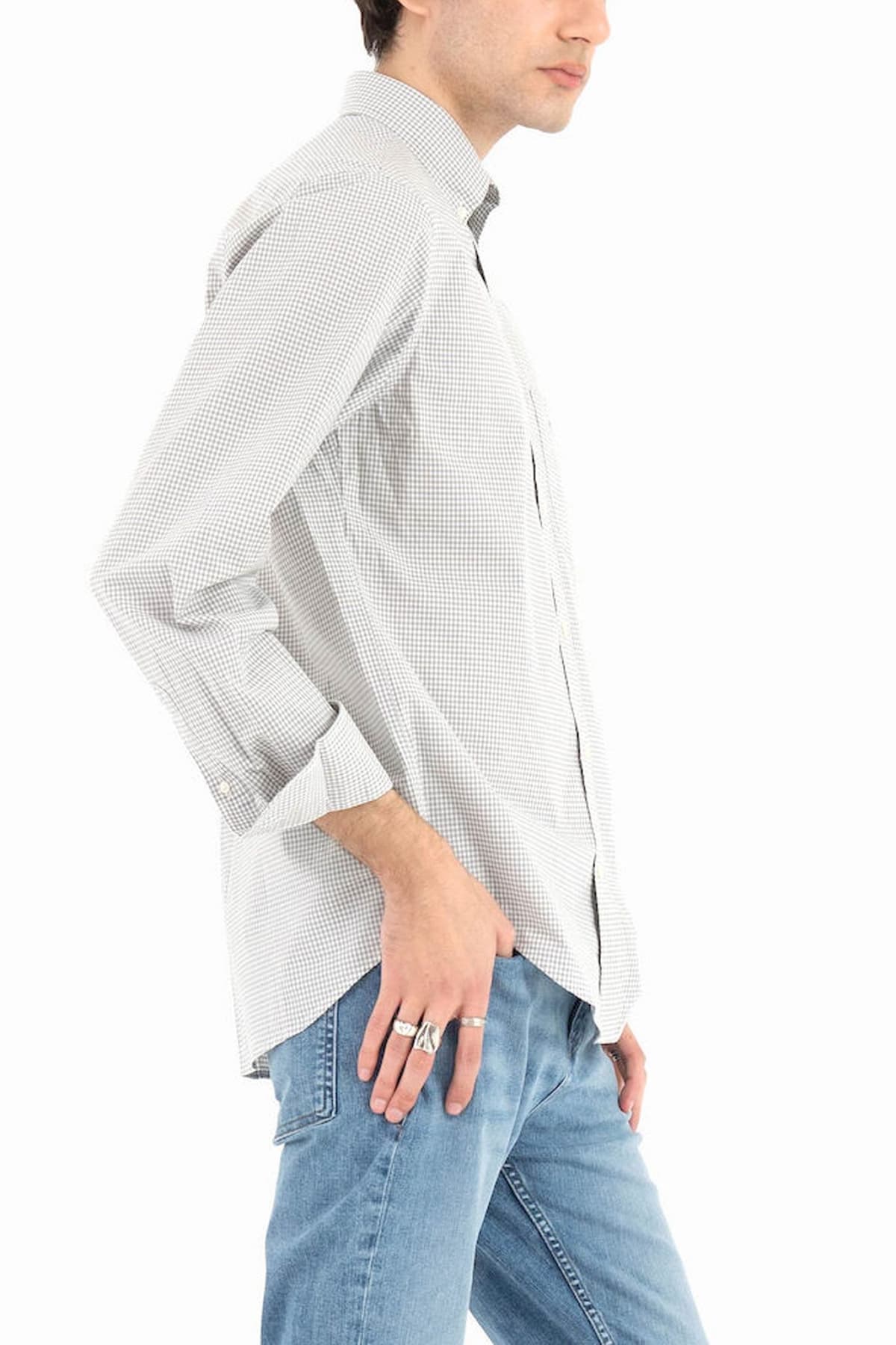 Men's Shirts Gant Gray