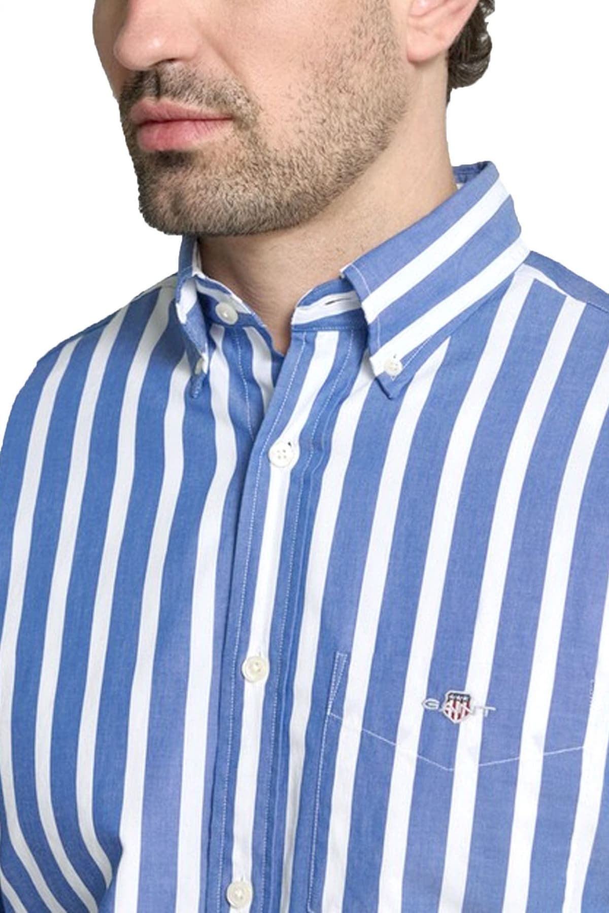 Men's Shirts Gant Blue