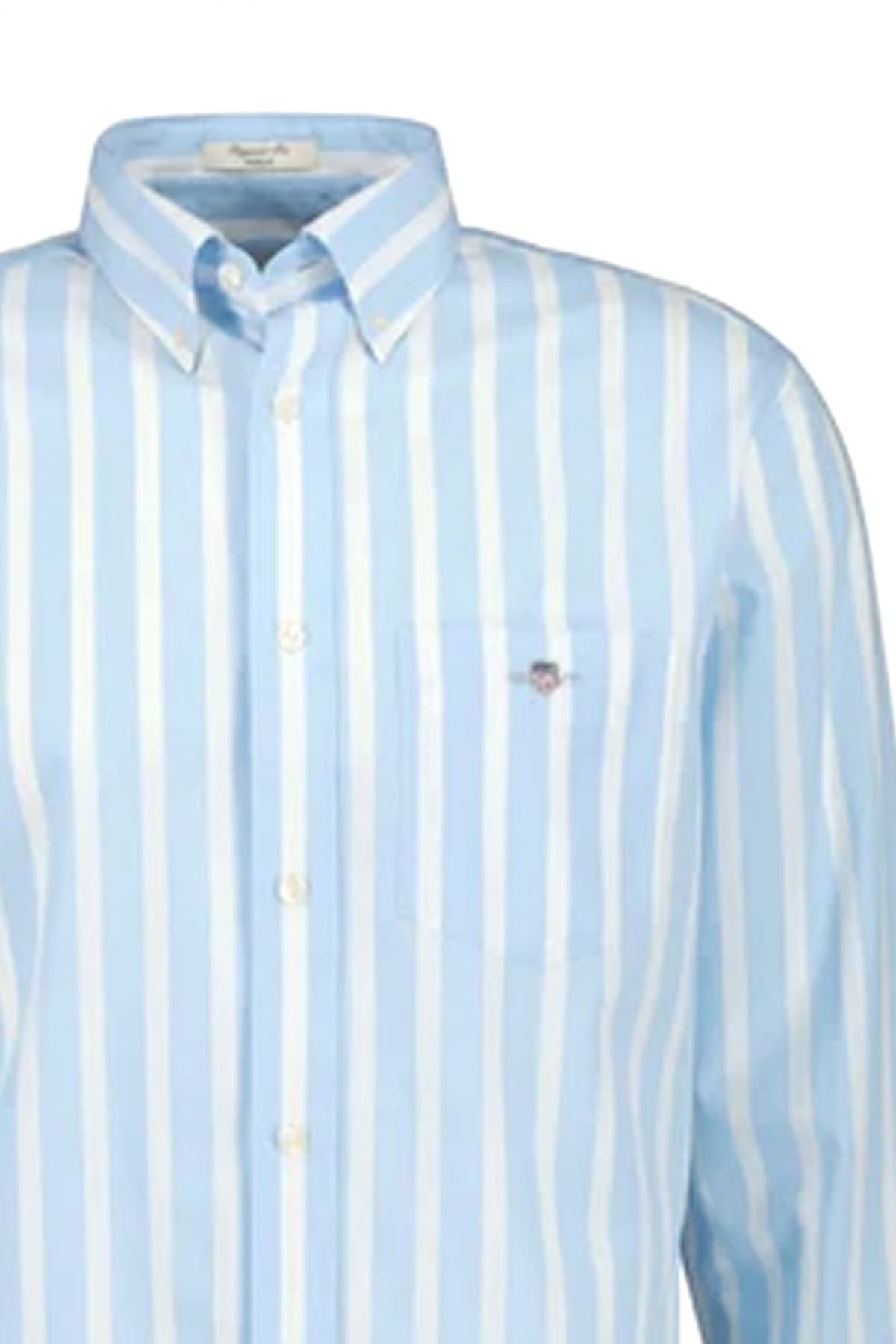 Men's Shirts Gant Blue