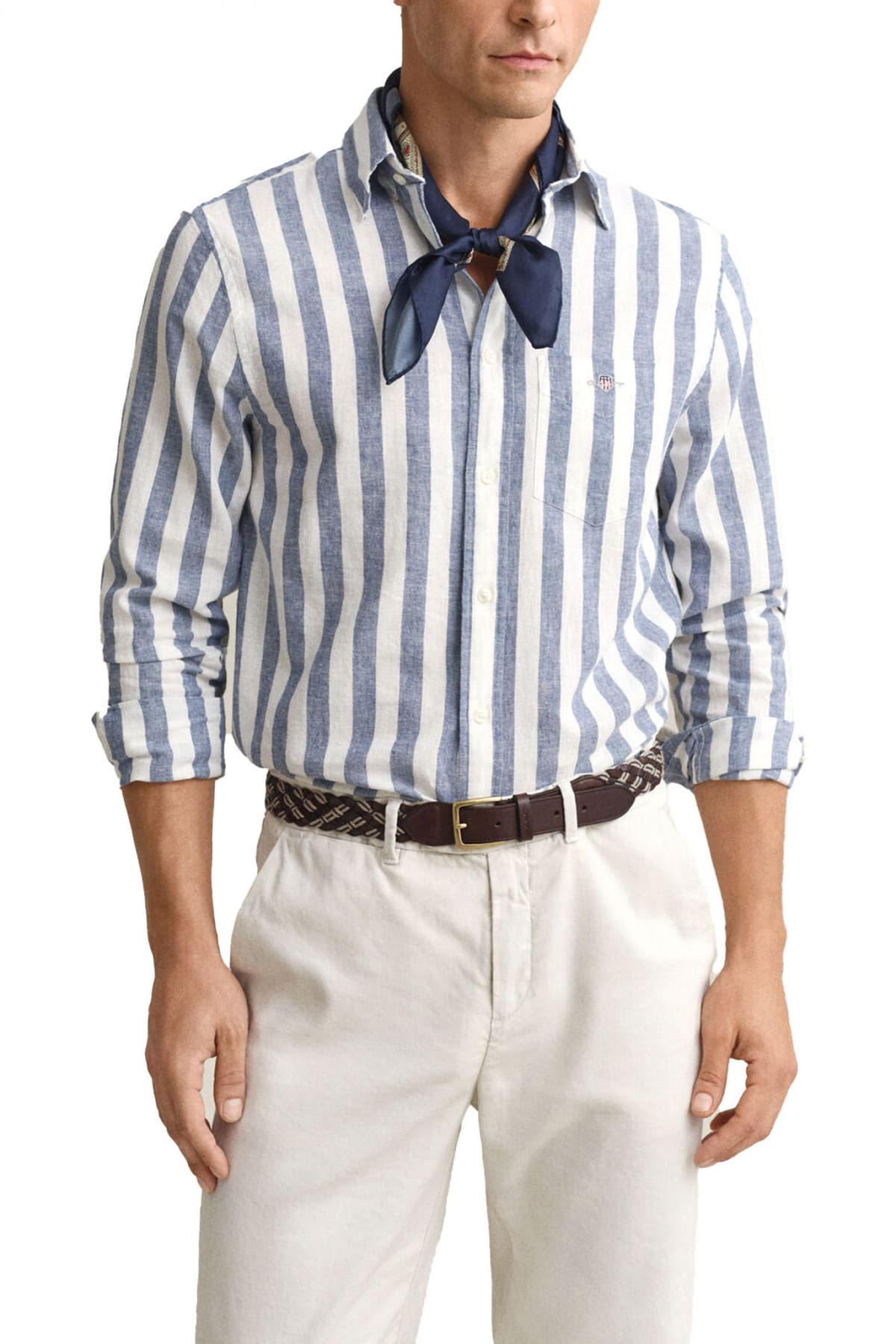 Men's Shirts Gant Blue