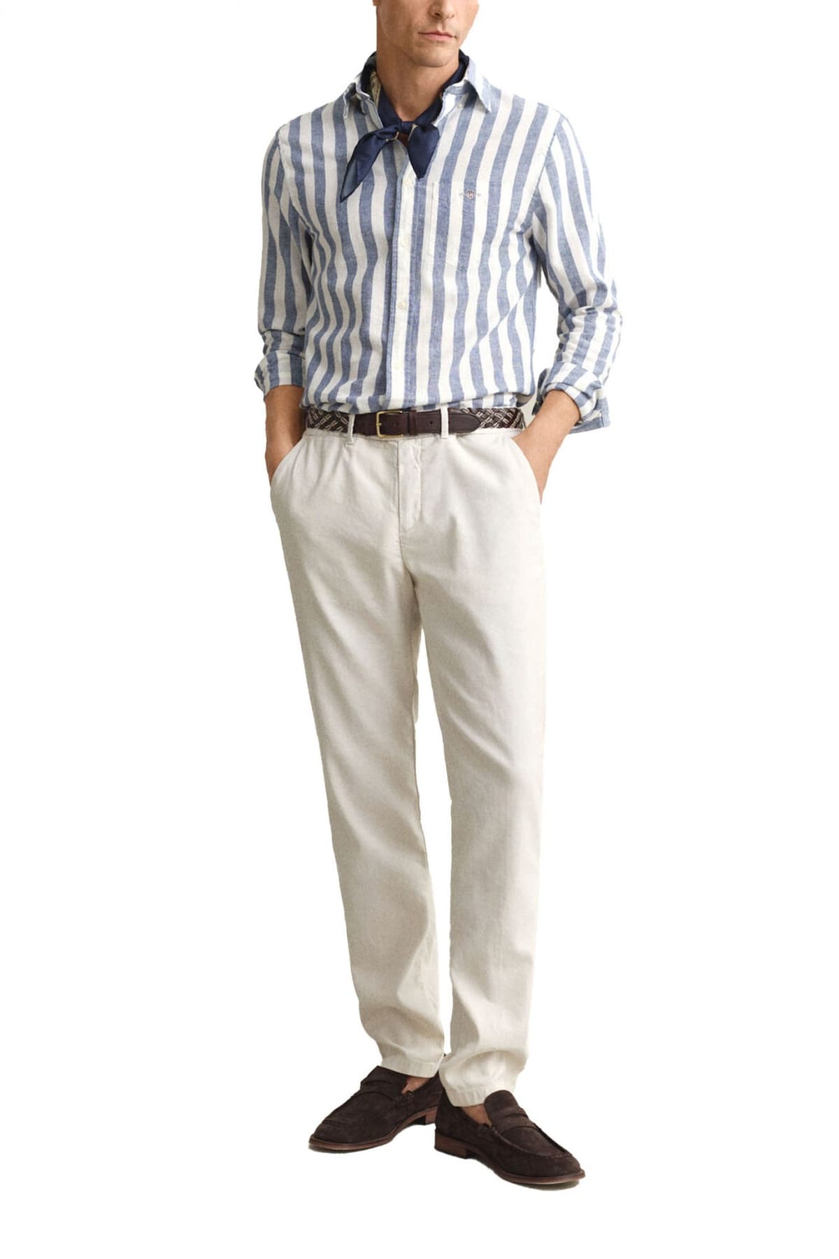 Men's Shirts Gant Blue