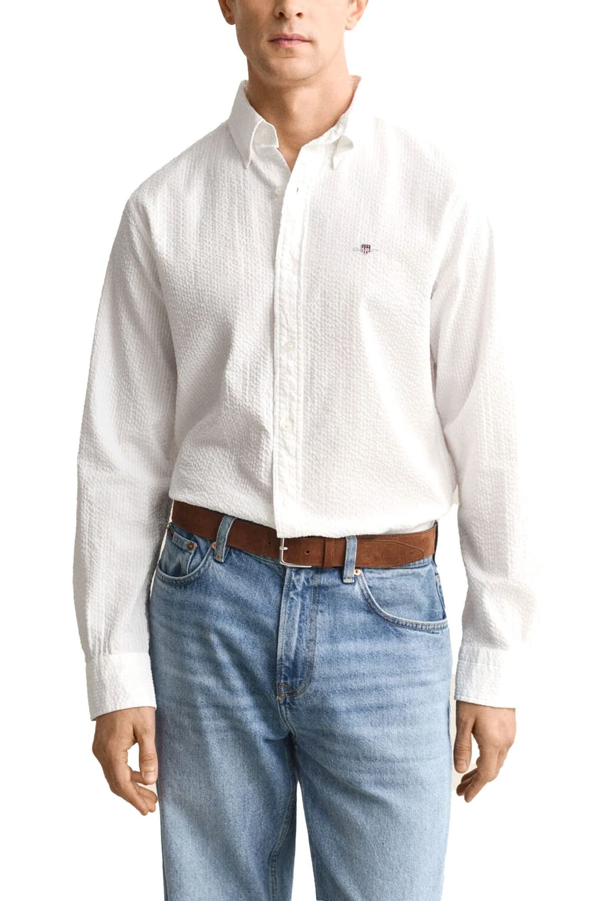 Men's Shirts Gant White