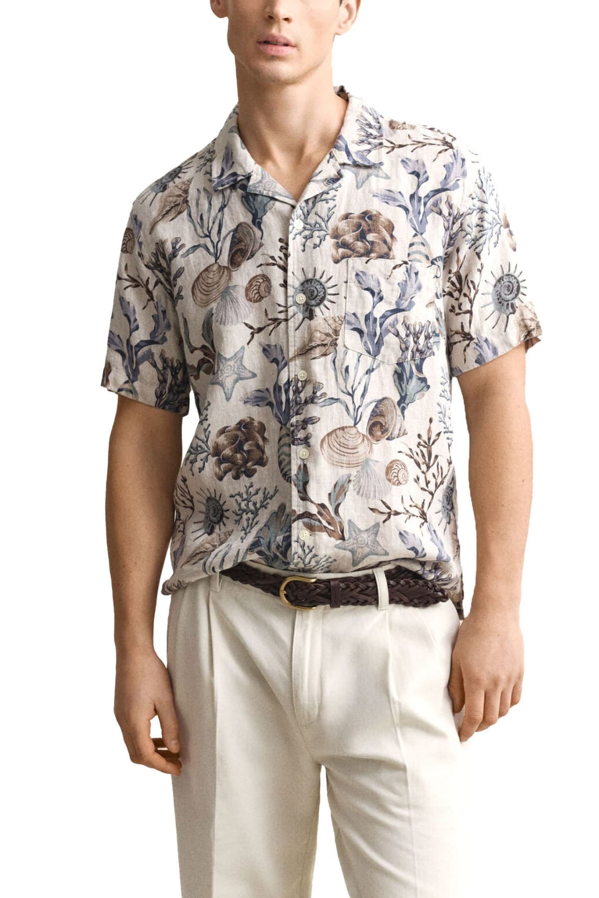 Men's Shirts Gant Beige