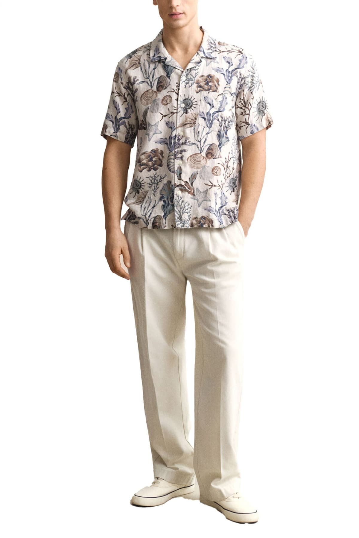 Men's Shirts Gant Beige