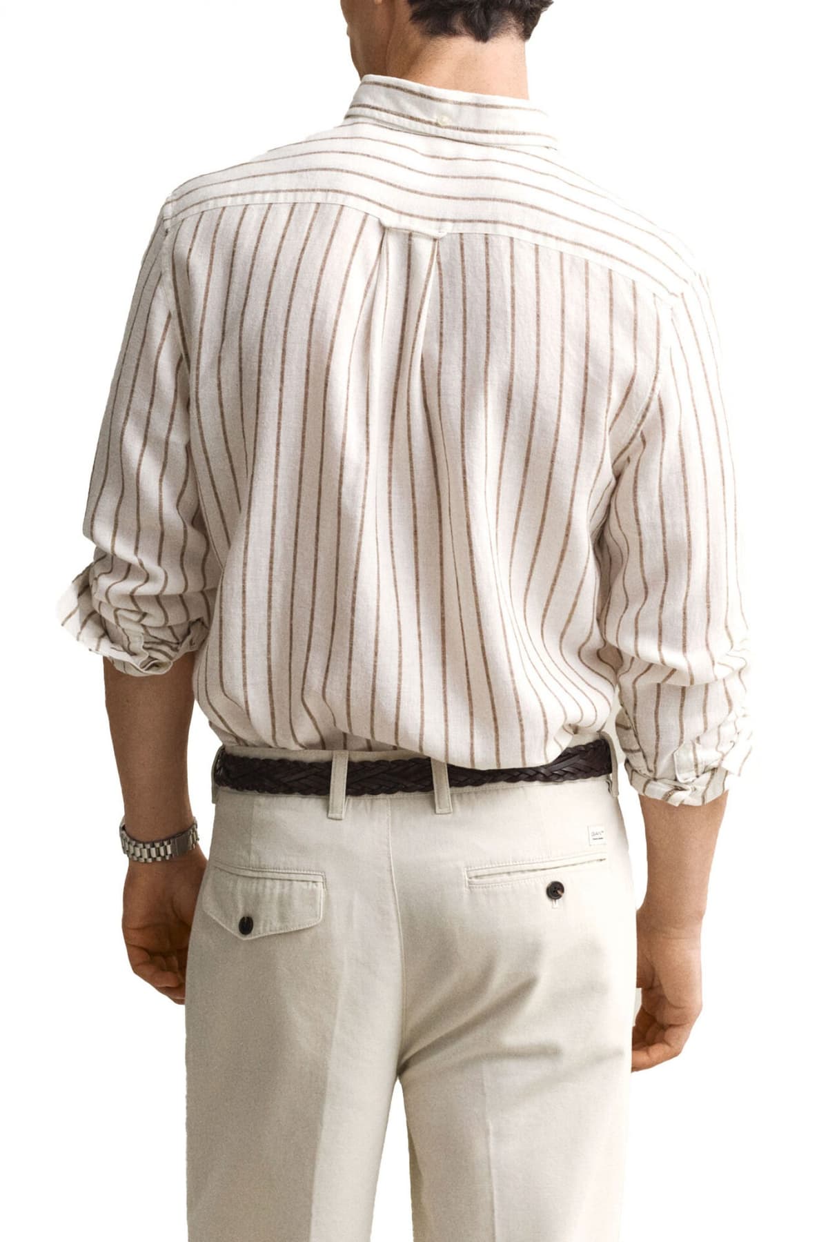 Men's Shirts Gant Ecru