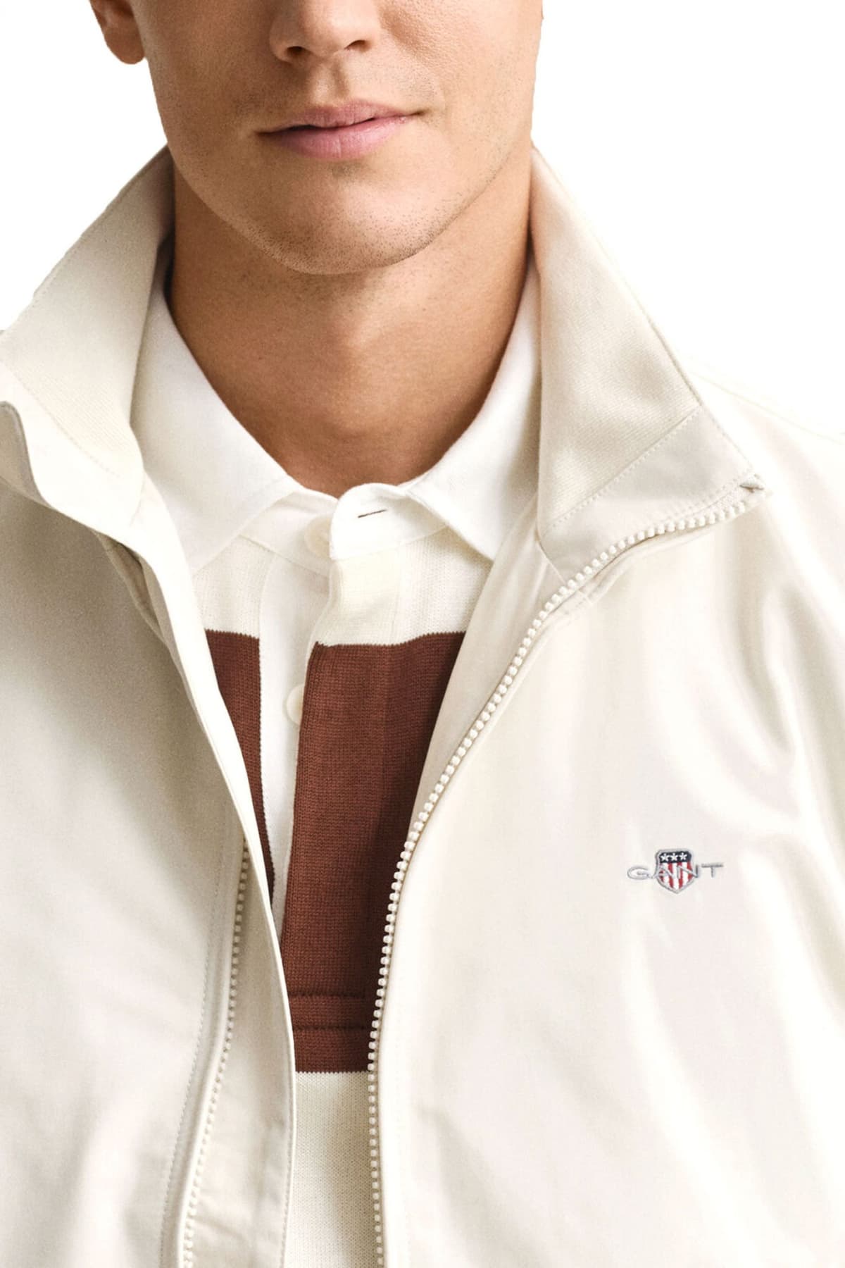 Men's Jackets & Coats Gant Ecru