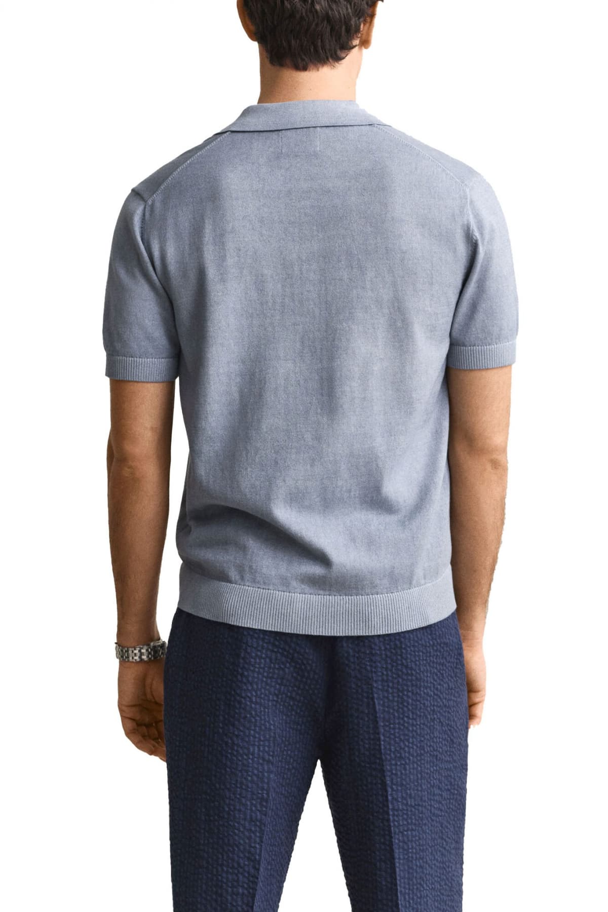 Men's Polo Shirts Gant Blue