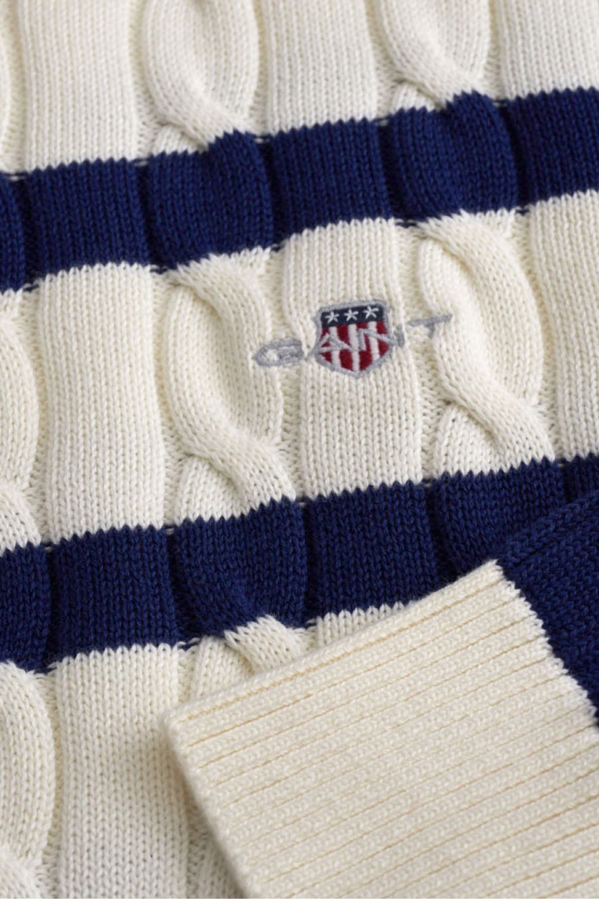 Men's Knitwear Gant Ecru