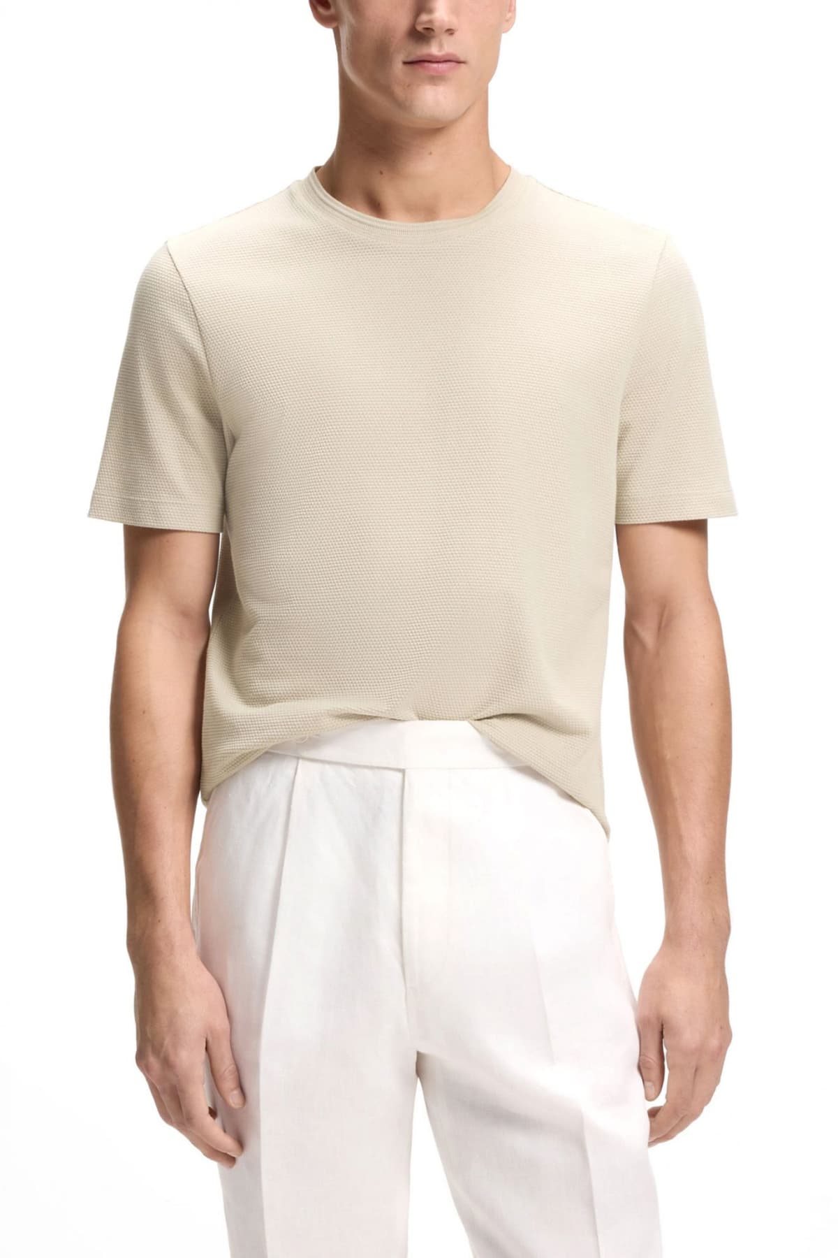 Men's T-Shirts Boss Beige
