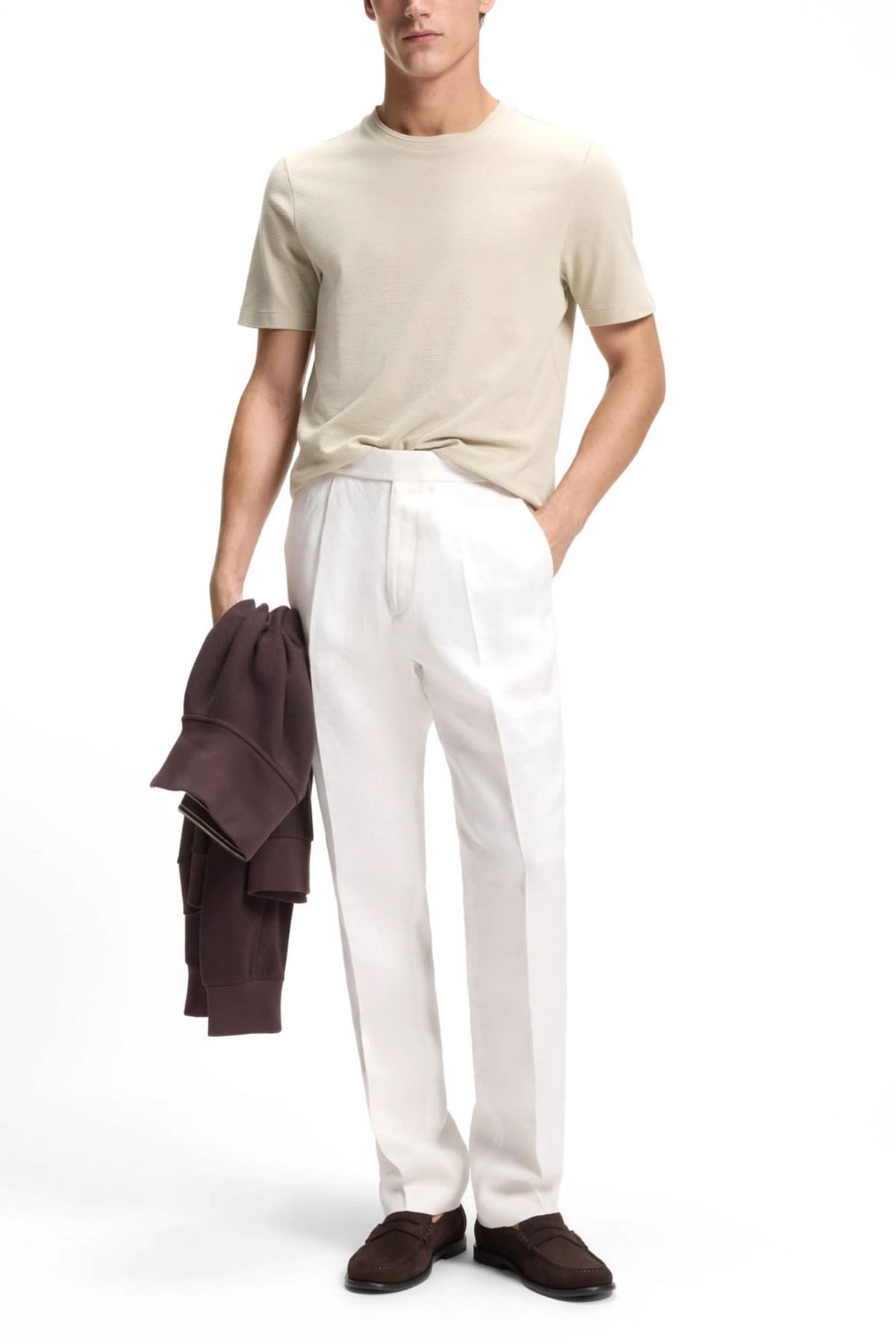 Men's T-Shirts Boss Beige