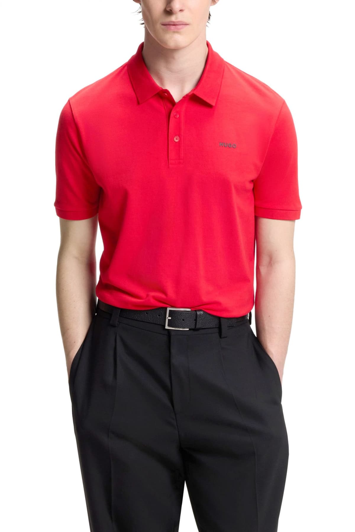 Men's Polo Shirts Hugo Red