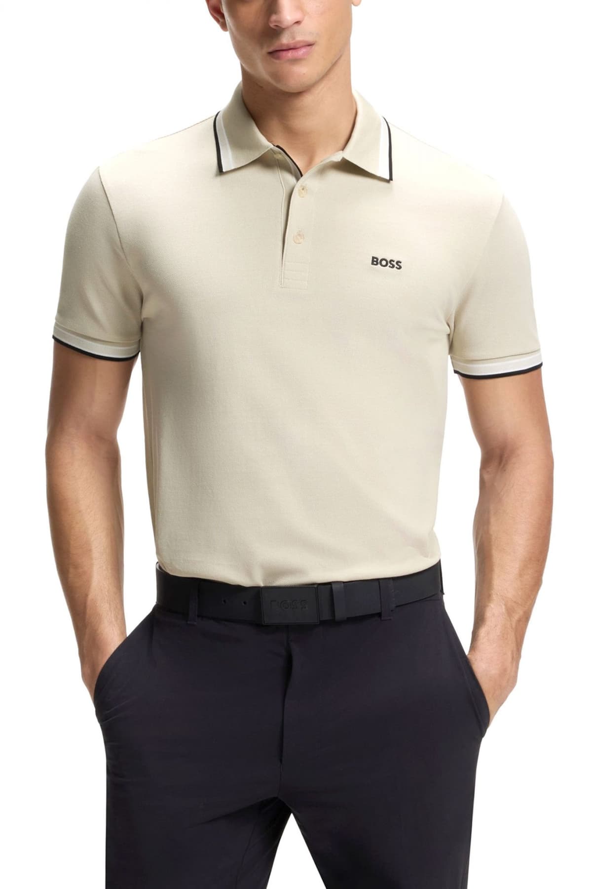 Men's Polo Shirts Boss Beige