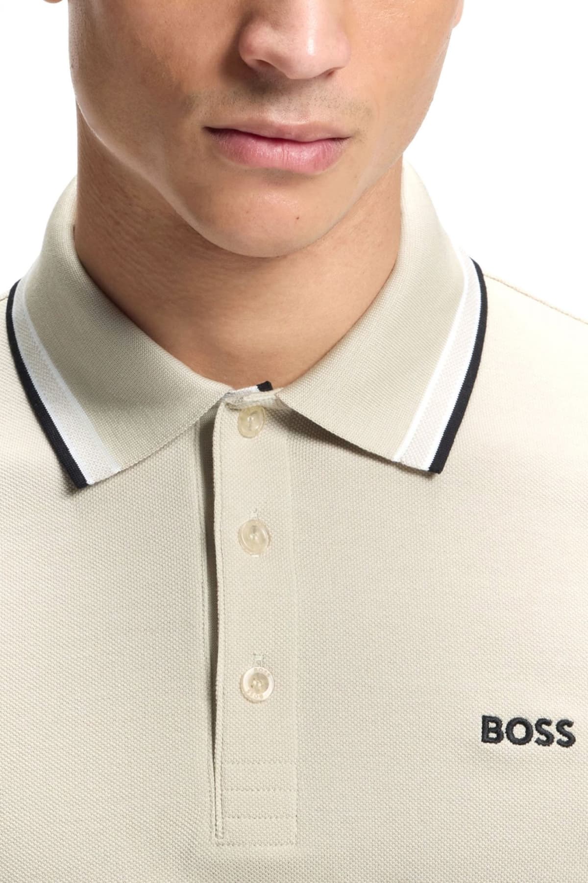 Men's Polo Shirts Boss Beige