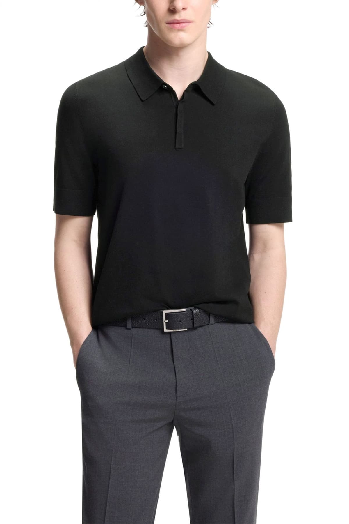 Men's Polo Shirts Hugo Black