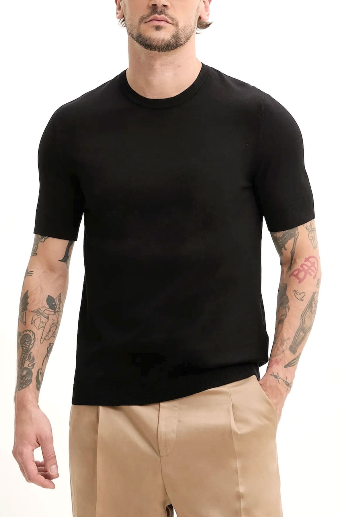 Men's T-Shirts Hugo Black
