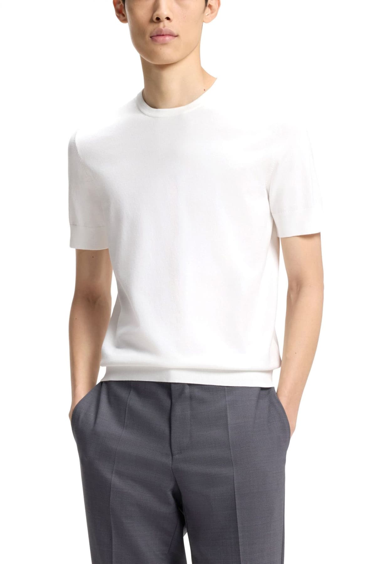 Men's T-Shirts Hugo Ecru