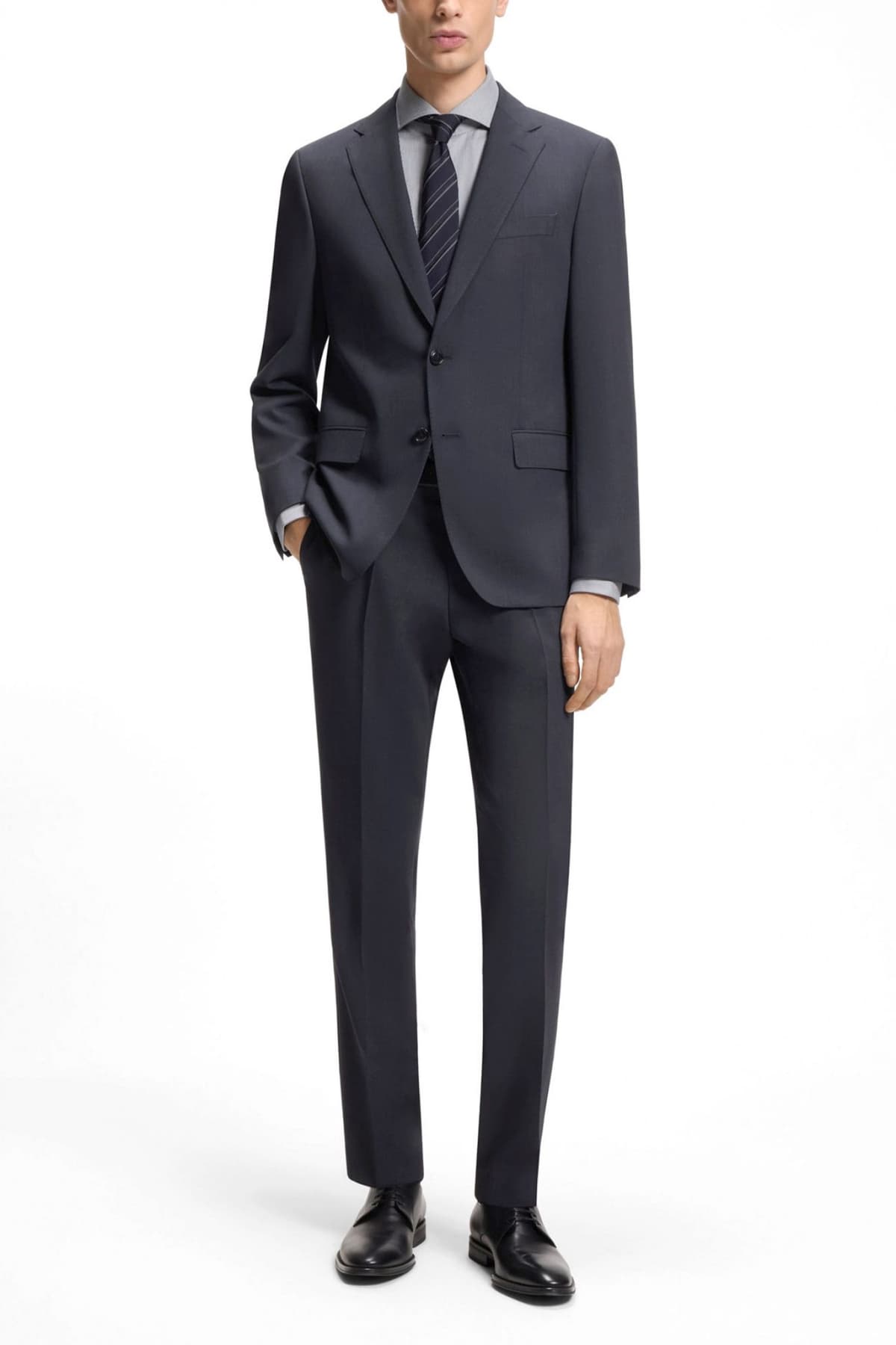 Men's Blazers Boss Blue