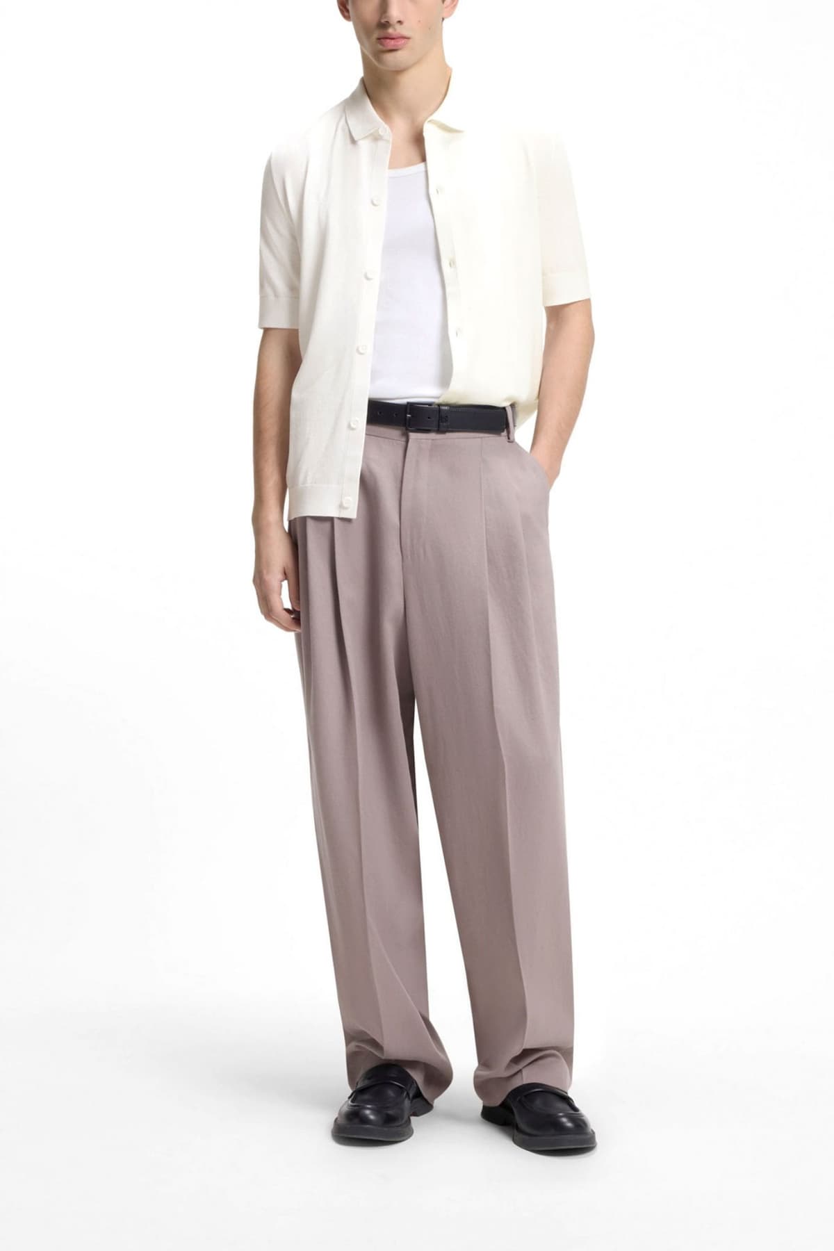 Men's Cardigans Hugo Ecru