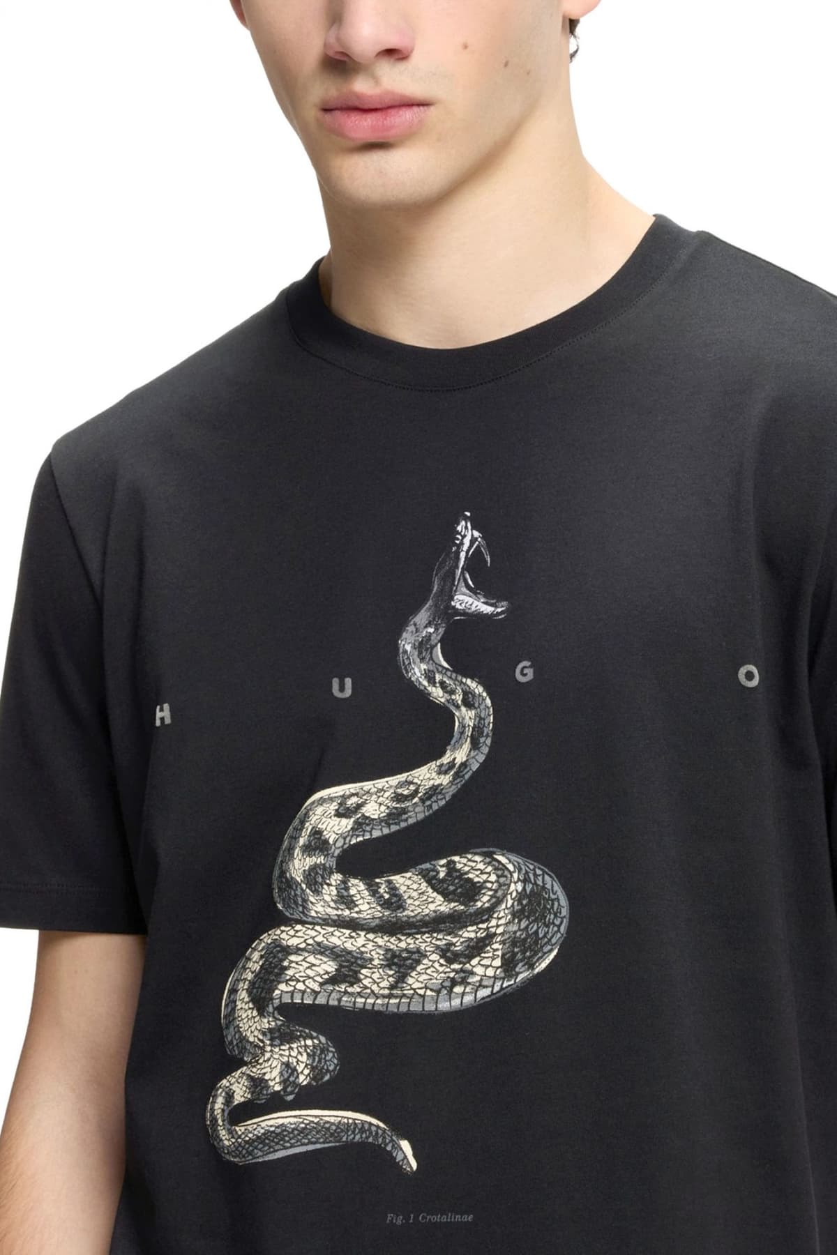 Ανδρικό Discorb T-shirt Μαύρο HUGO 50557672-001