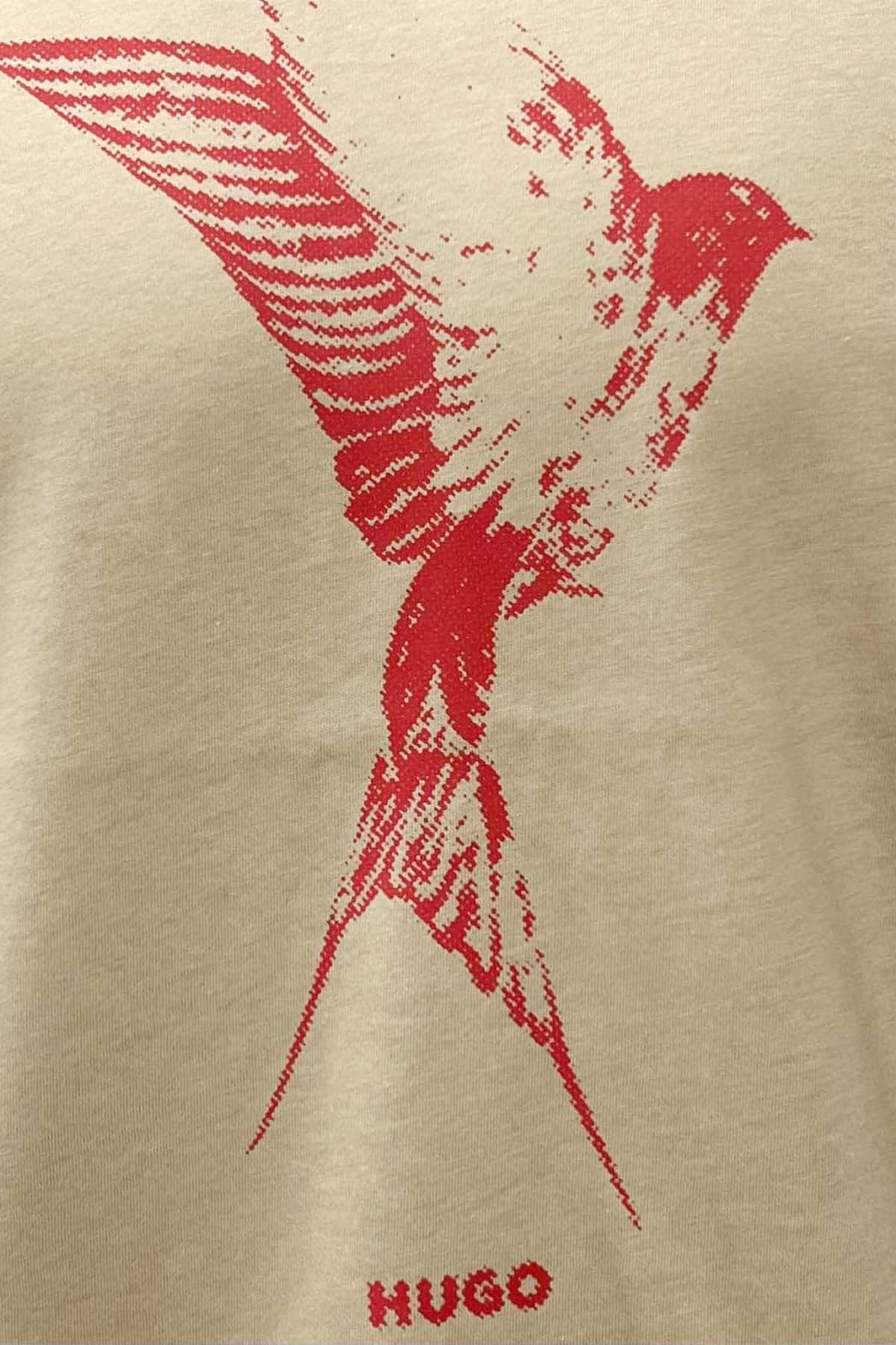 Men's T-Shirts Hugo Beige