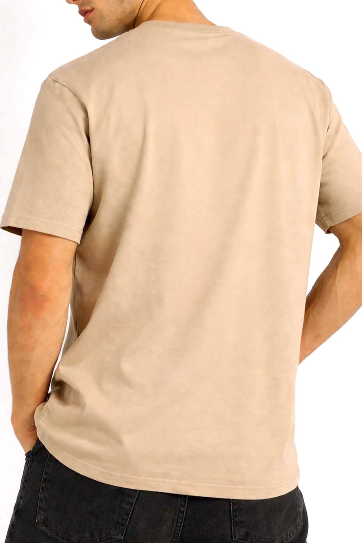 Men's T-Shirts Hugo Beige