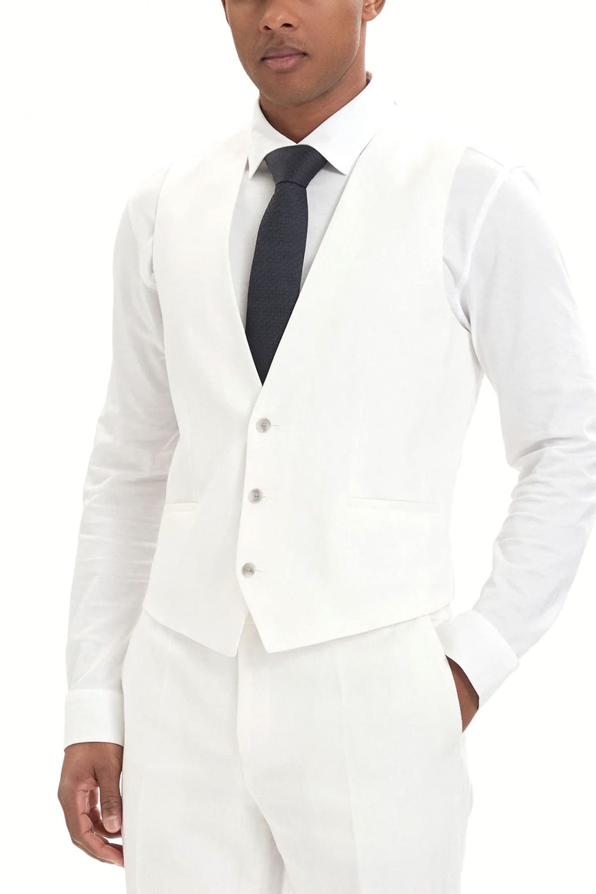 Men's Suits Hugo White
