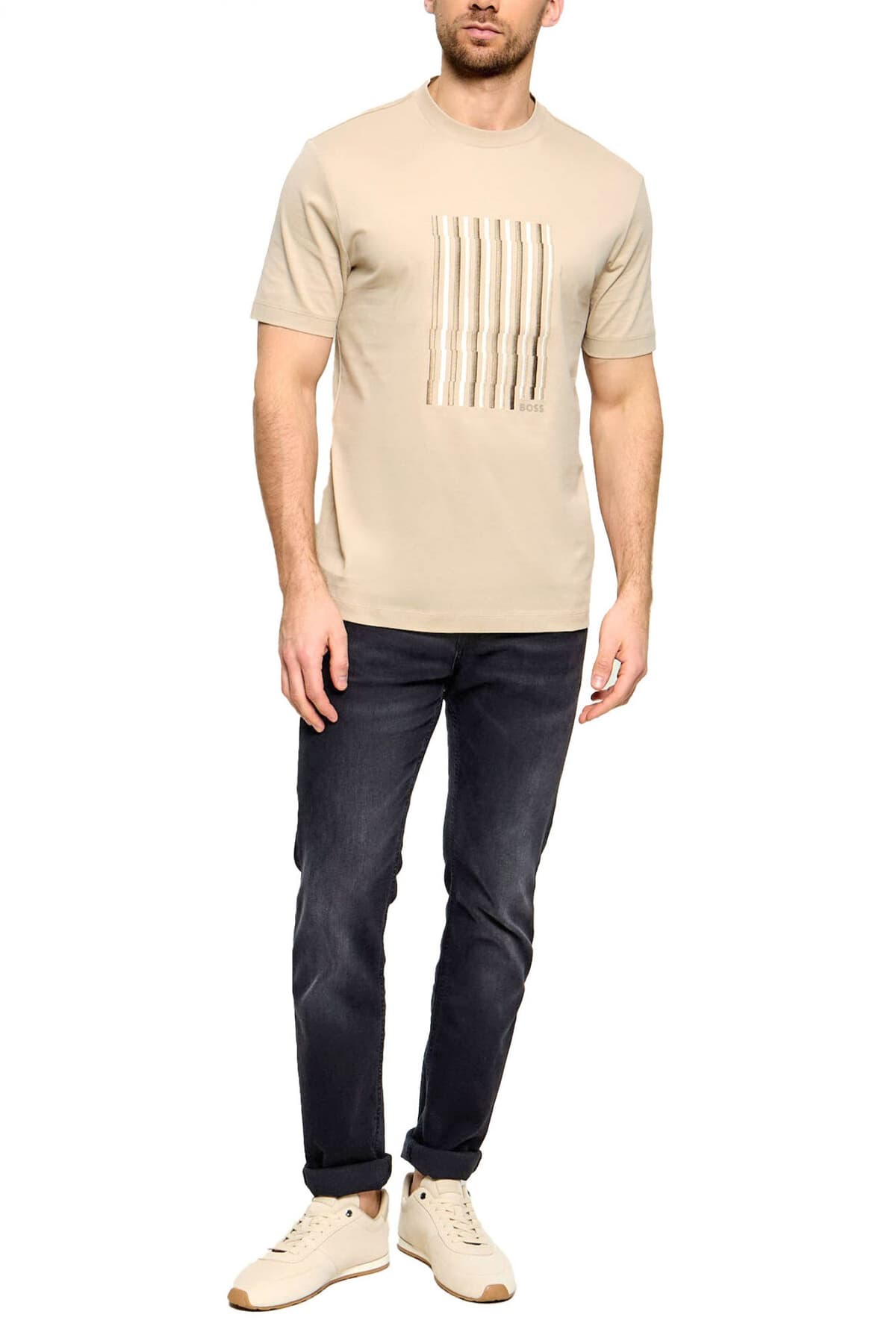 Men's T-Shirts Boss Beige