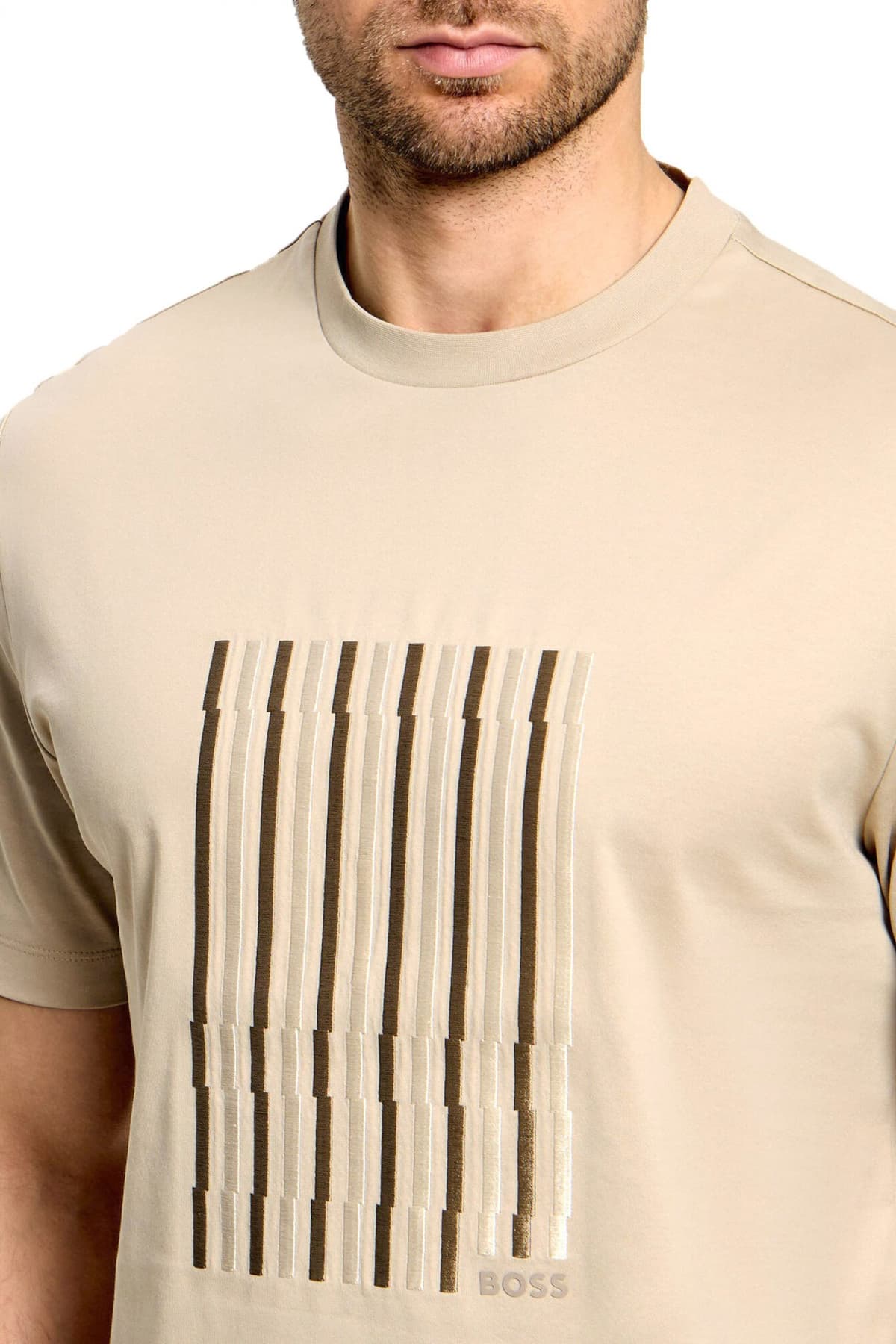 Men's T-Shirts Boss Beige