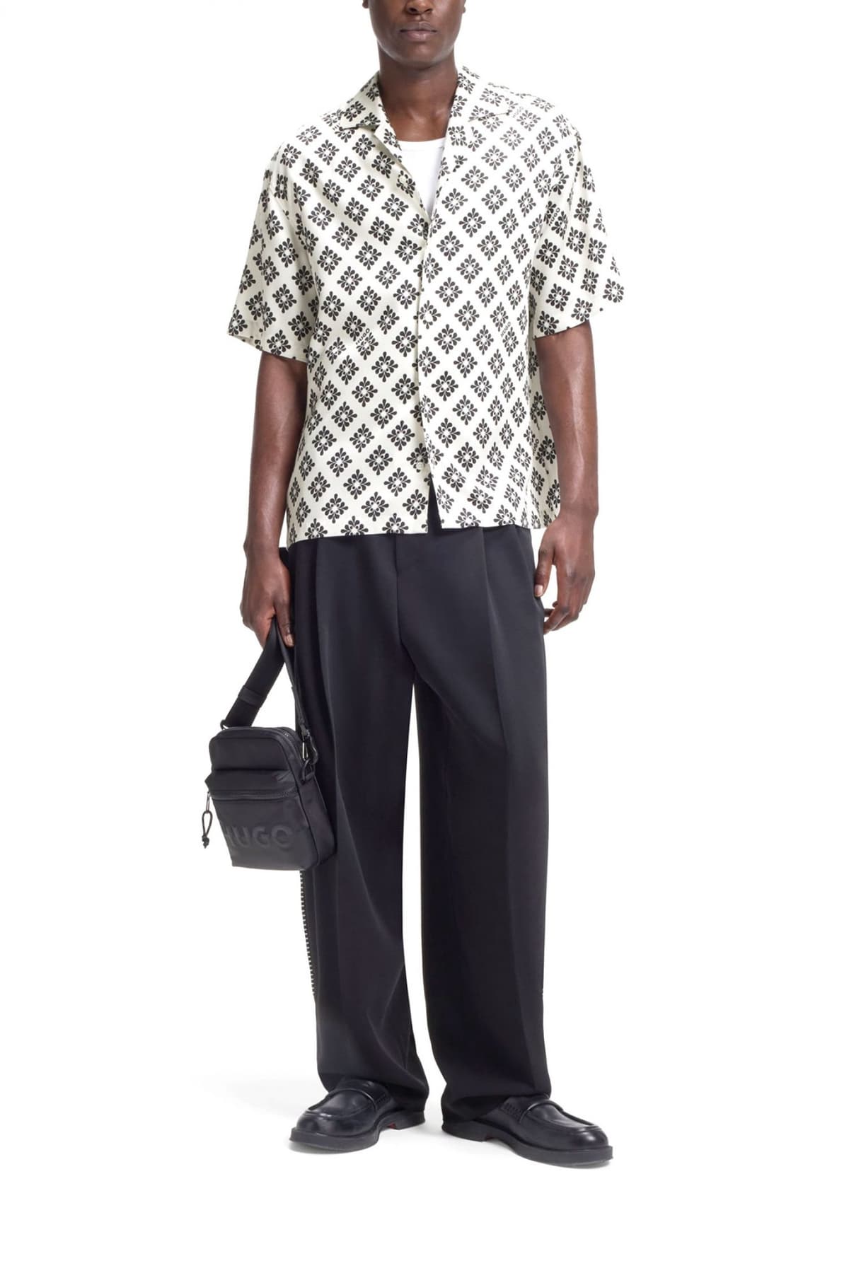 Men's Shirts Hugo Ecru