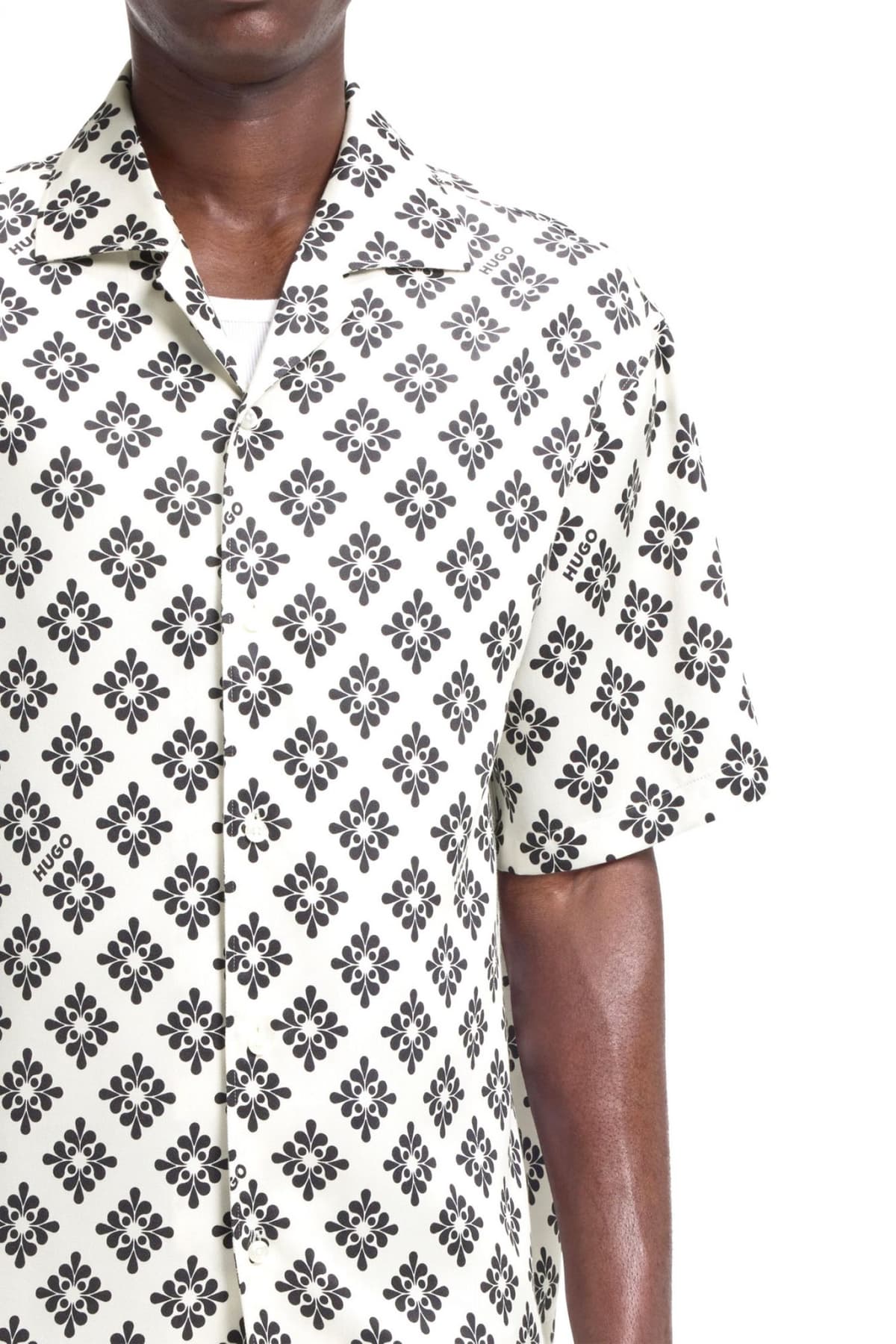 Men's Shirts Hugo Ecru